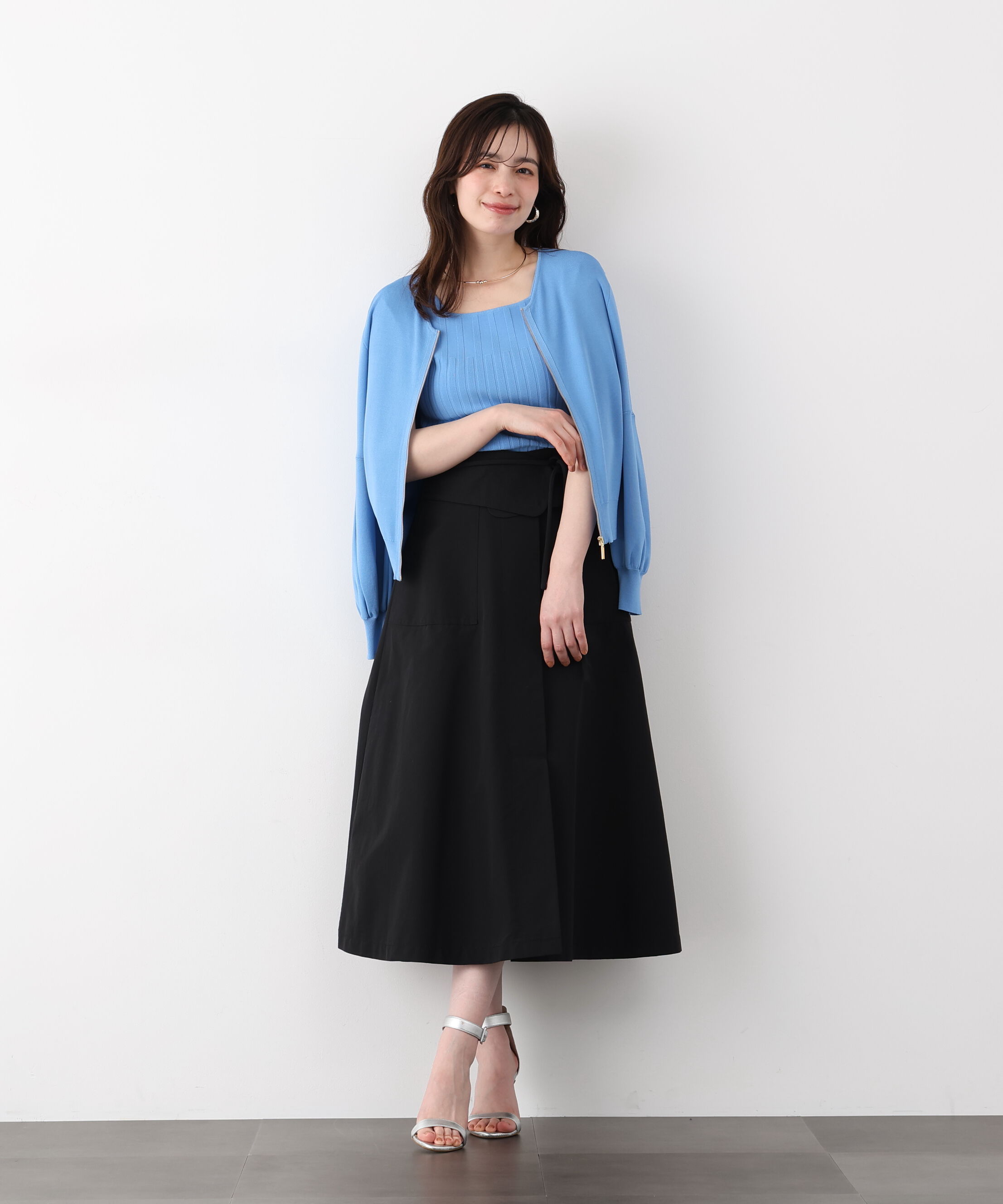  「ジップアップニットブルゾン」|その他|