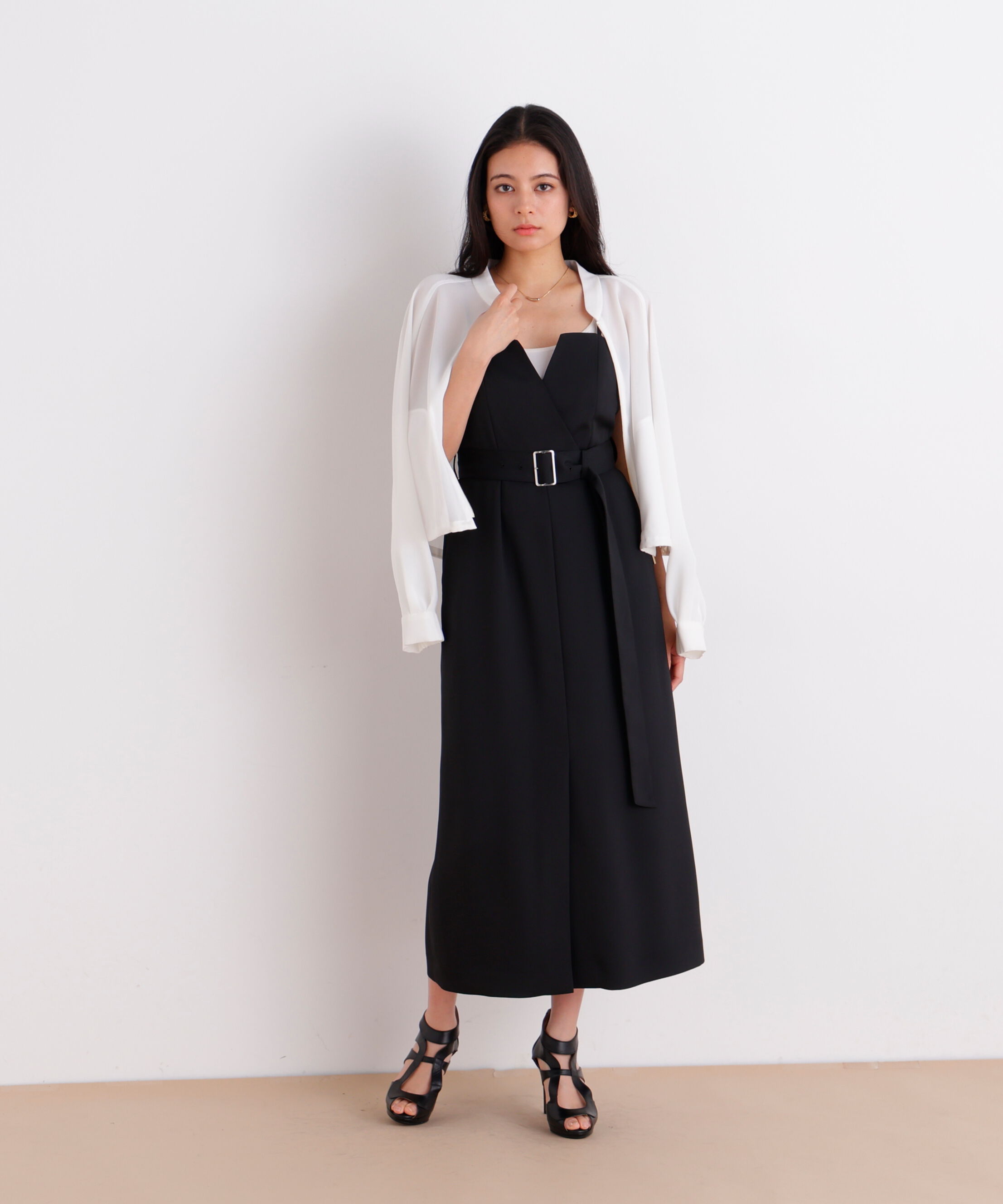  「［美香さん着用］シアーカラミショートブルゾン」|ブルゾン・スタジャン|