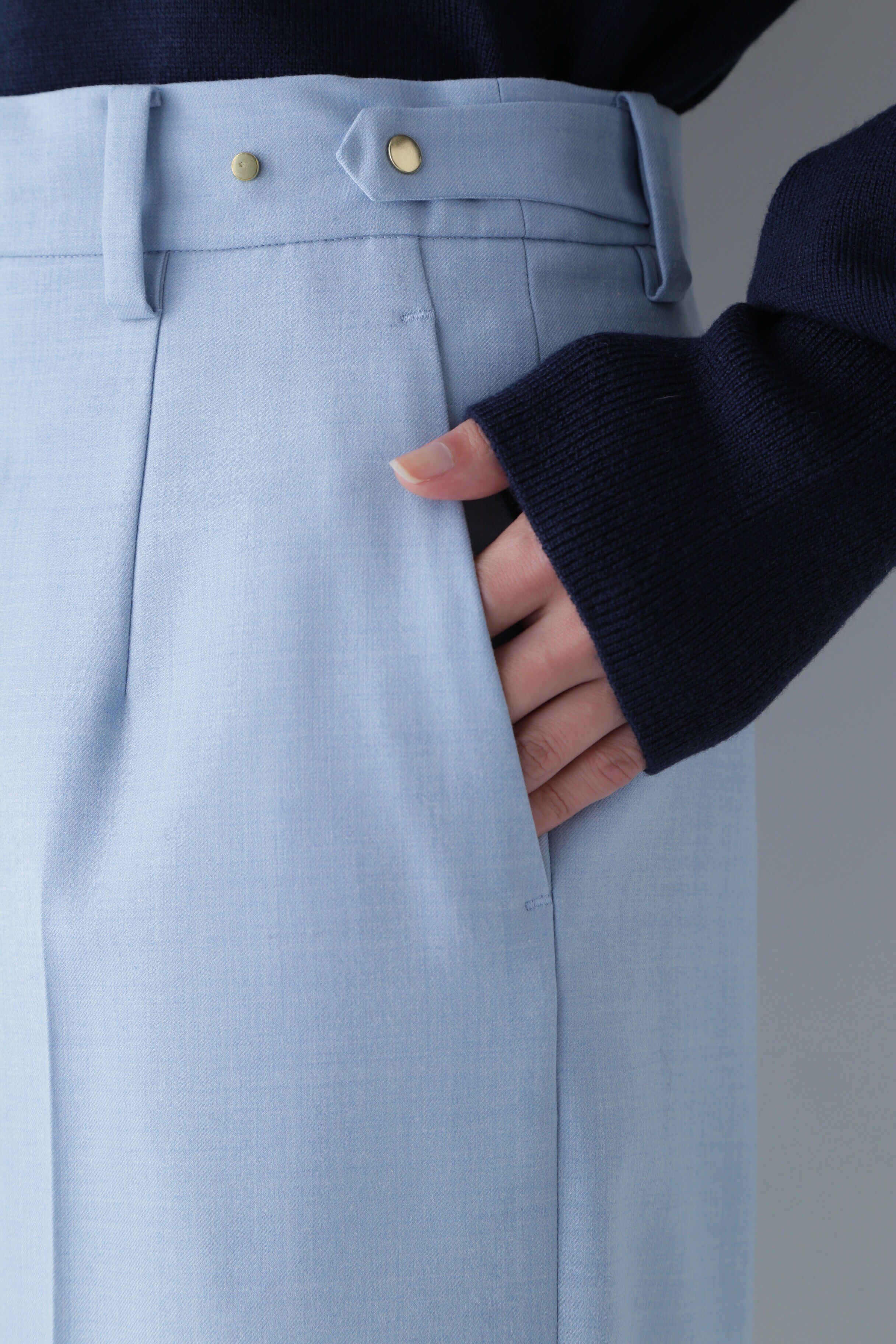  「◆センタープレスセミワイドパンツ」|その他|