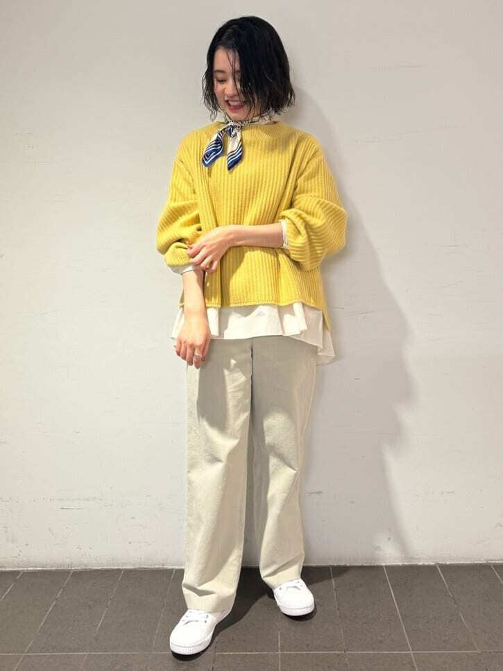  「◆ミドルゲージ地柄ニット」|ニット・セーター|