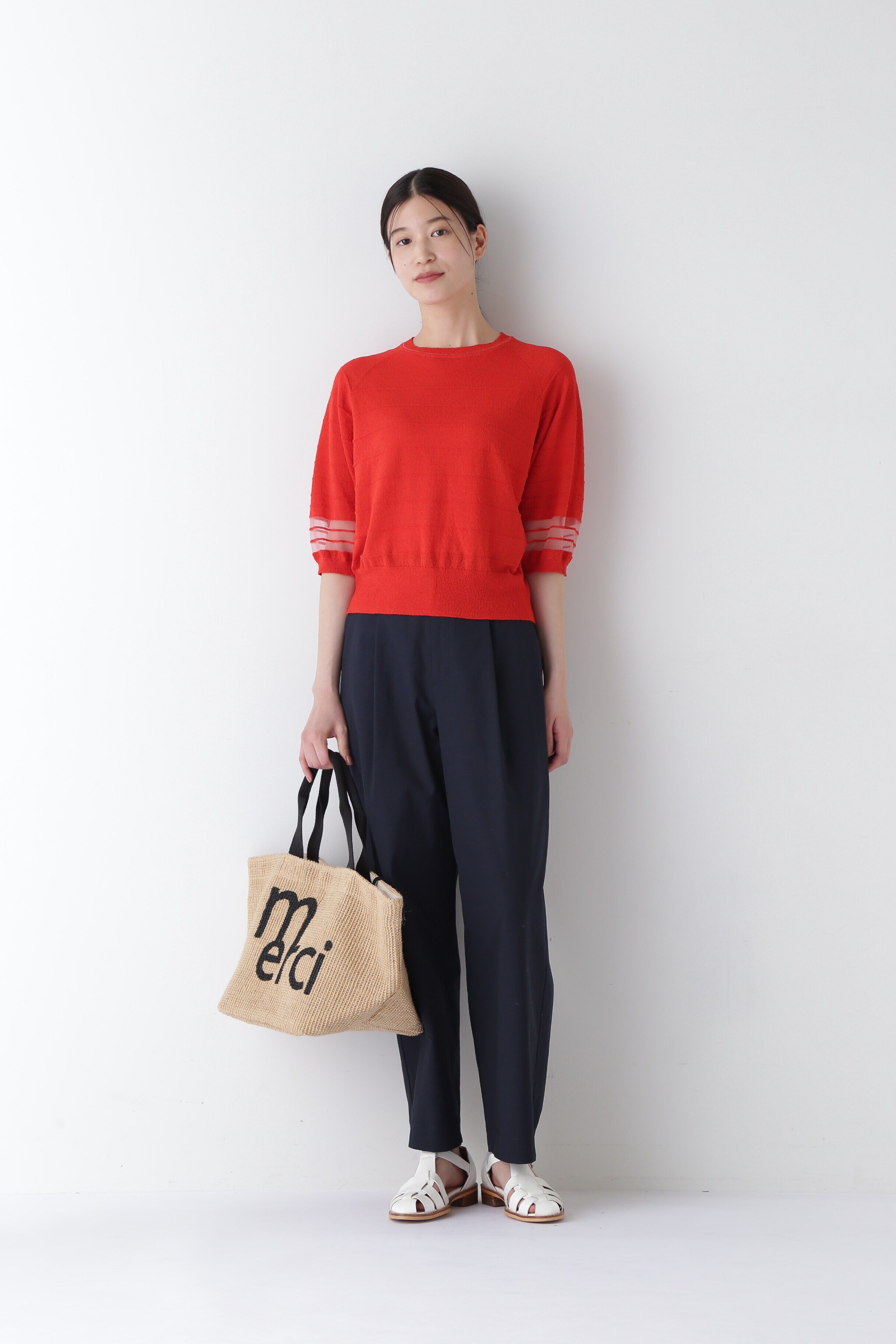  「◆ブークレボーダーニット」|ニット・セーター|