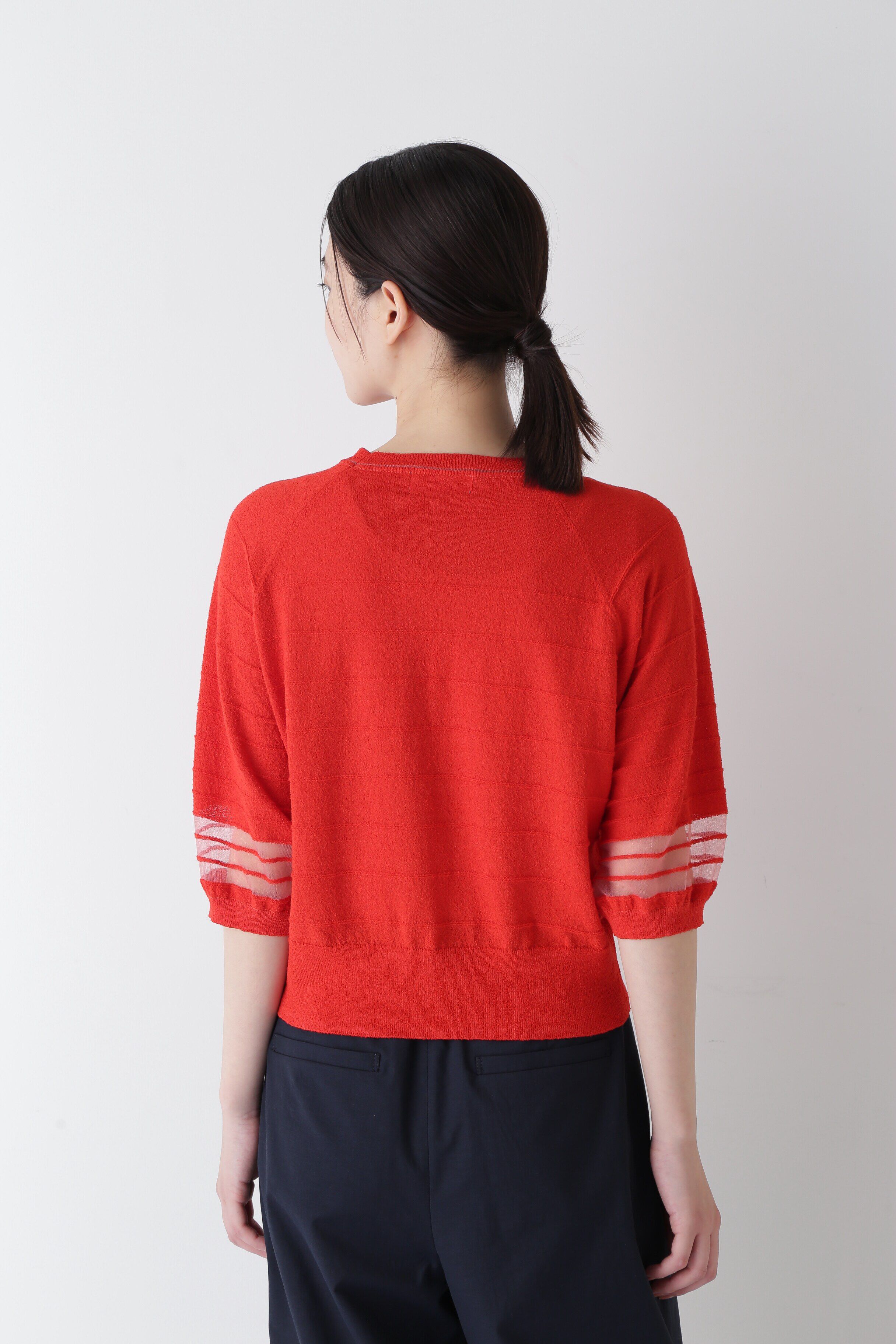  「◆ブークレボーダーニット」|ニット・セーター|