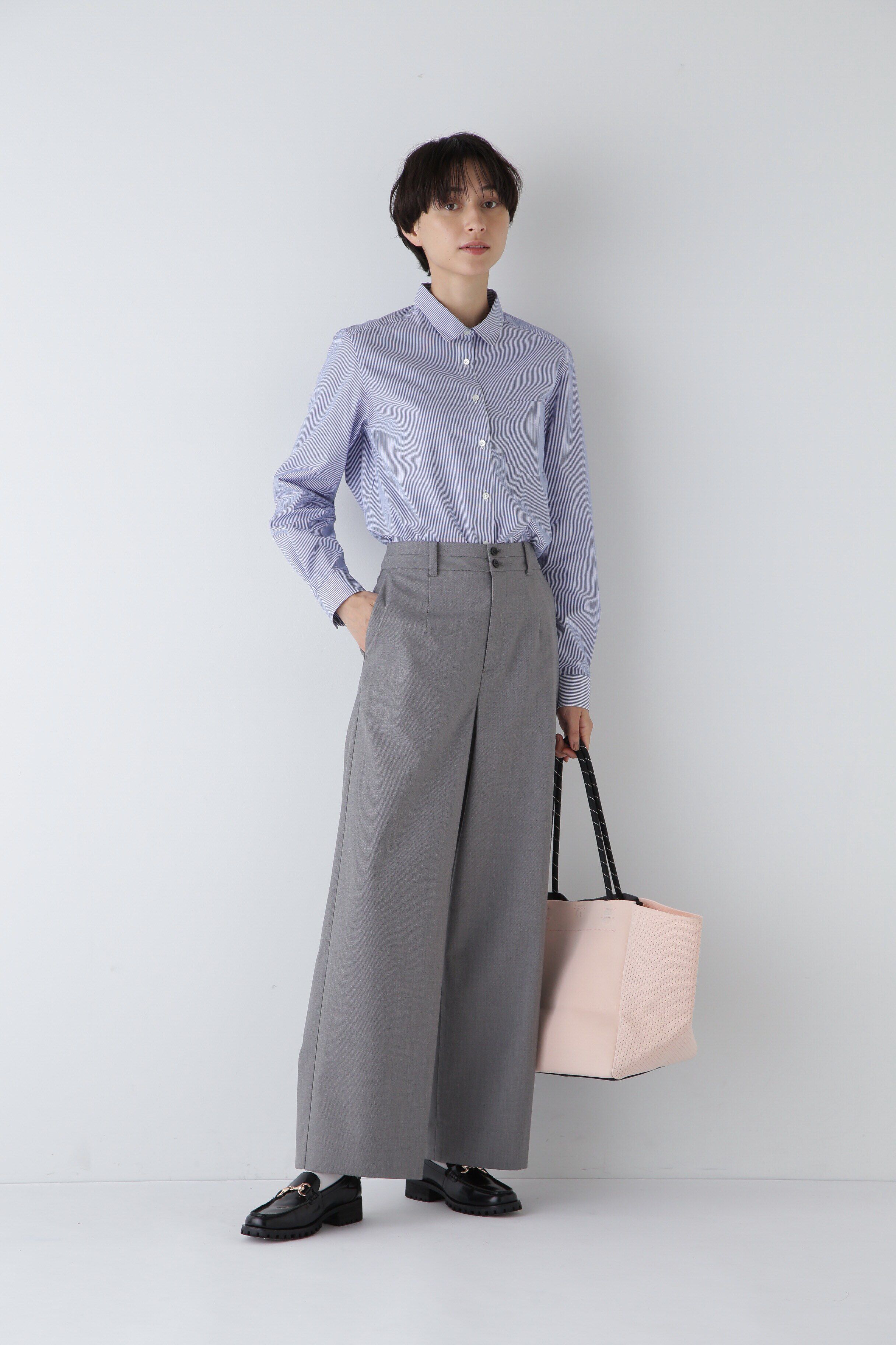  「◆コットンベーシックシャツ」|シャツ・ブラウス|