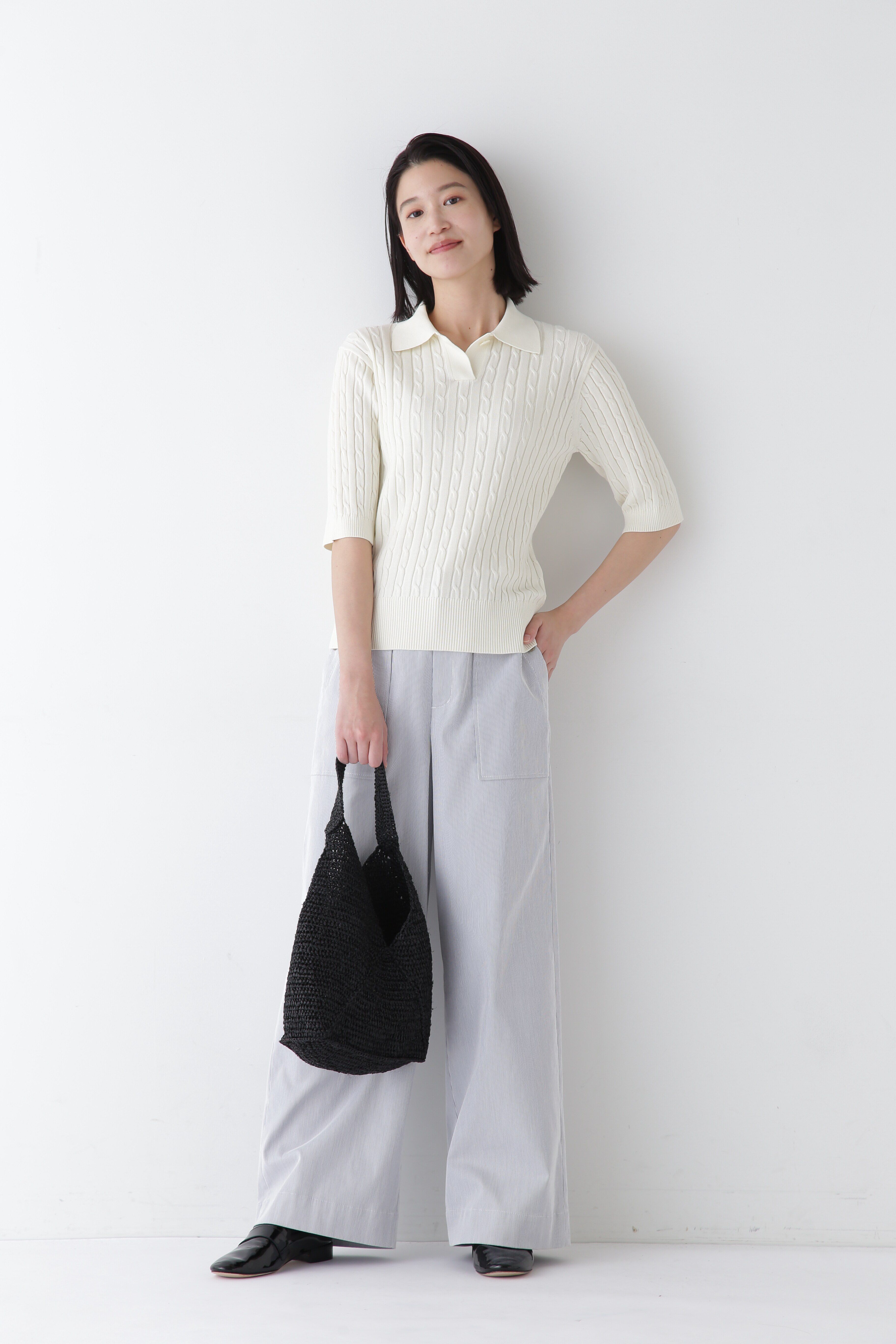  「◆コードストレッチベイカーセミワイドパンツ」|その他|