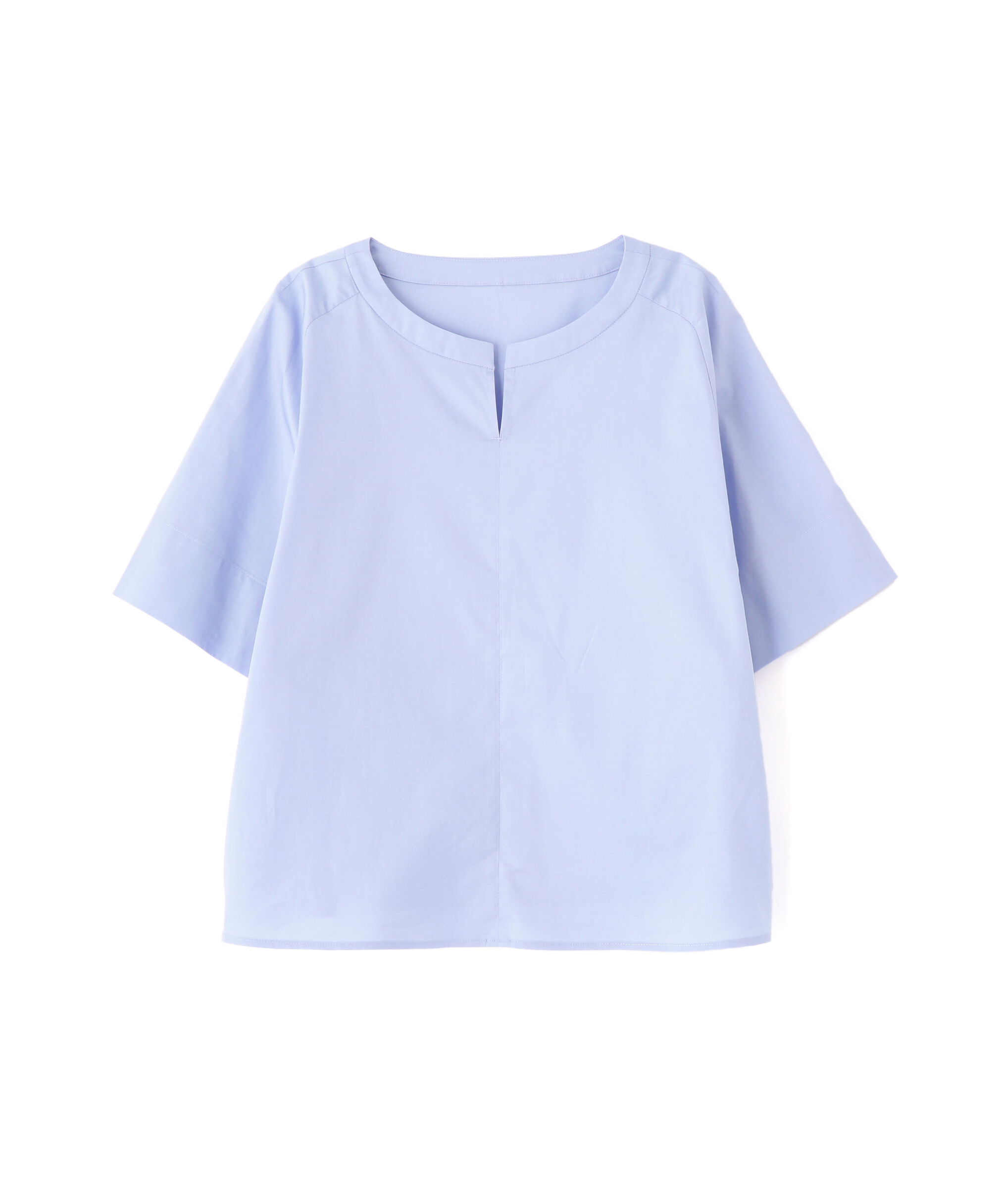  「◆ボックスシルエットキーネックブラウス」|シャツ・ブラウス|