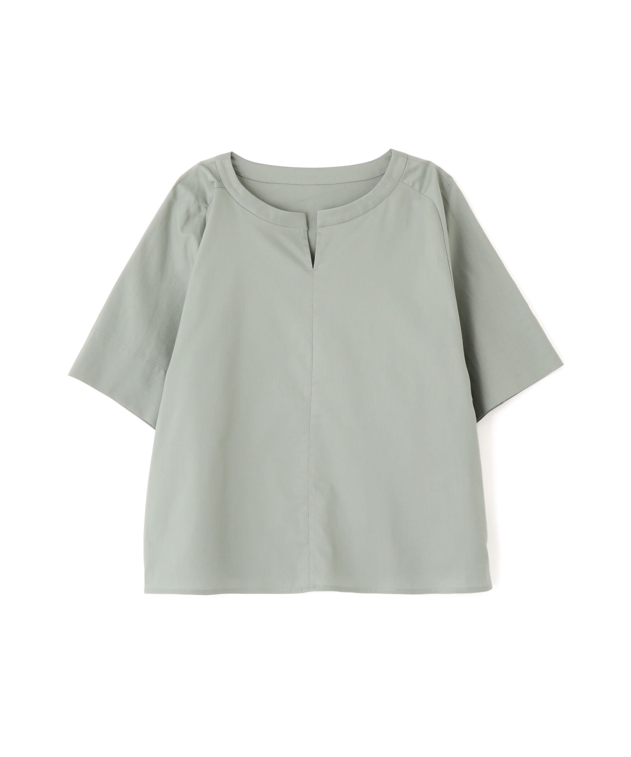  「◆ボックスシルエットキーネックブラウス」|シャツ・ブラウス|