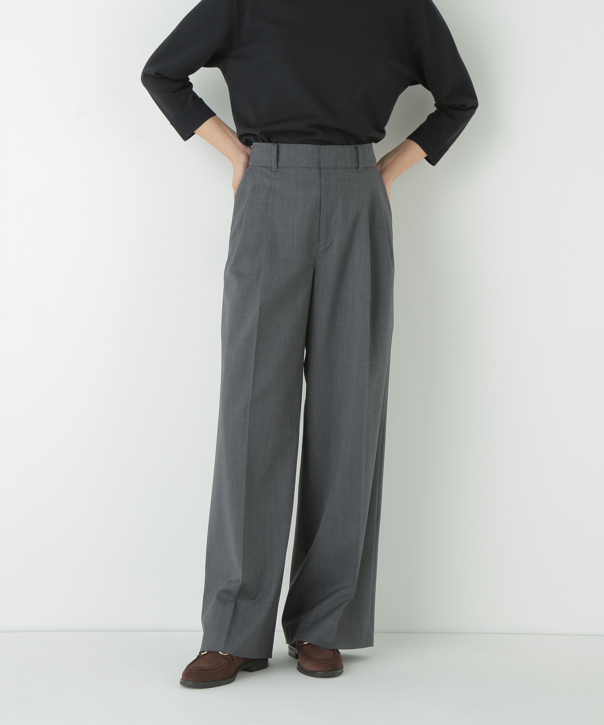  「◆ダブルタックバギーパンツ」|その他|