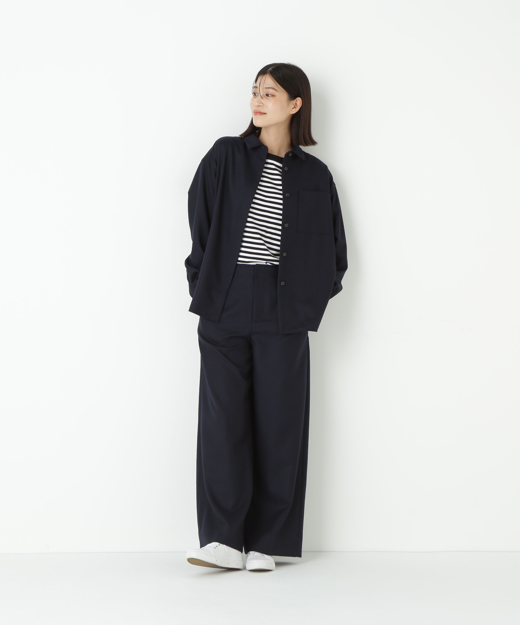  「◆ライトフラノウォッシャブルシャツ」|シャツ・ブラウス|