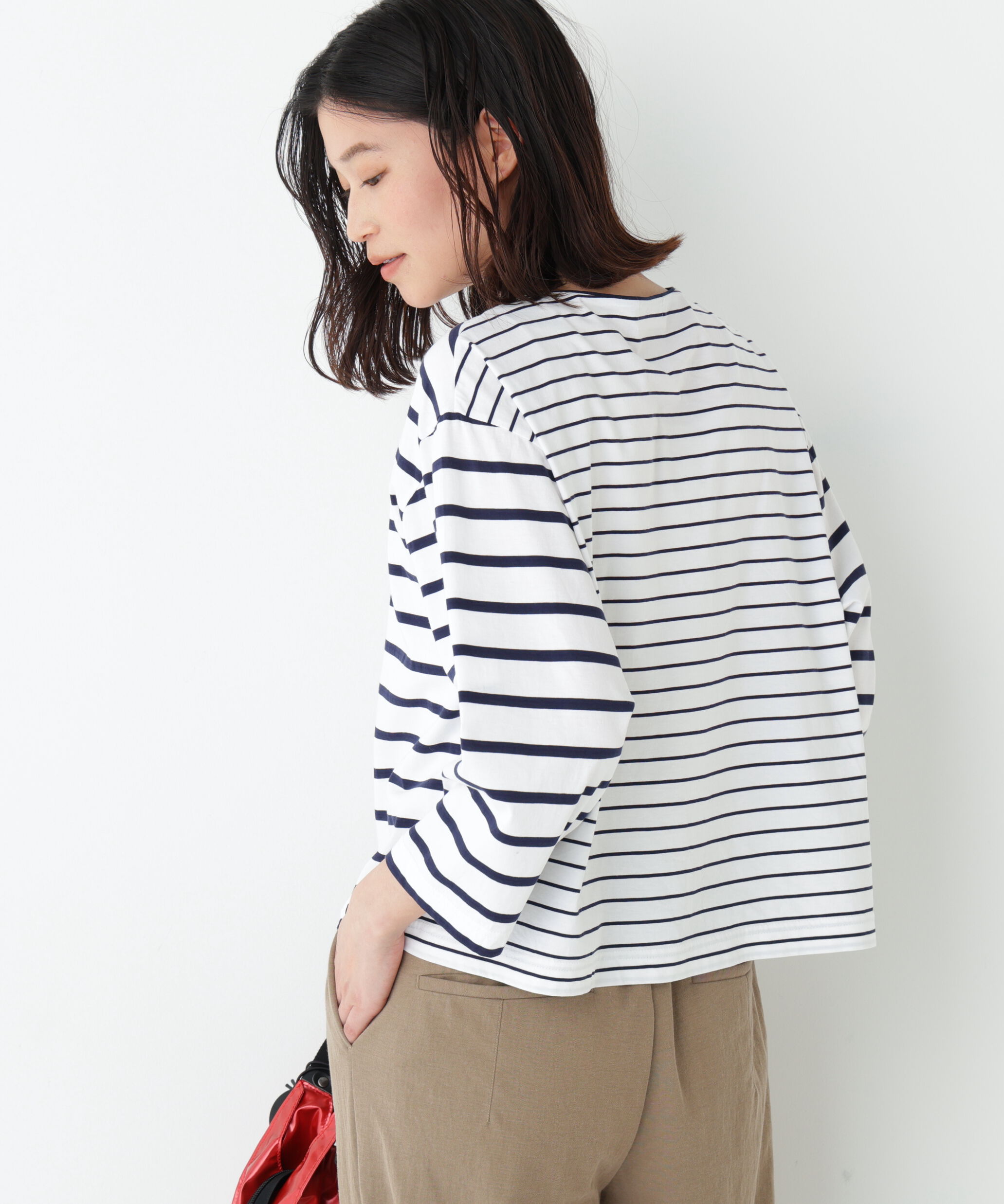  「◆ハイゲージボーダーカットソー」|Tシャツ・カットソー|