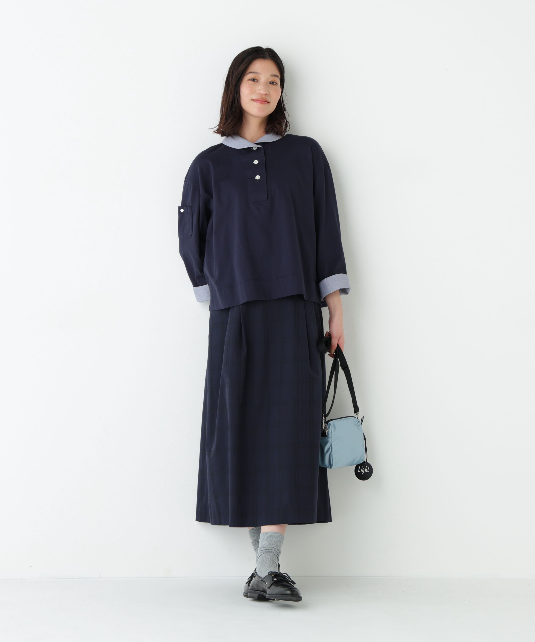  「◆《ウォッシャブル》オリジナル先染めチェックタックスカート」|スカート|