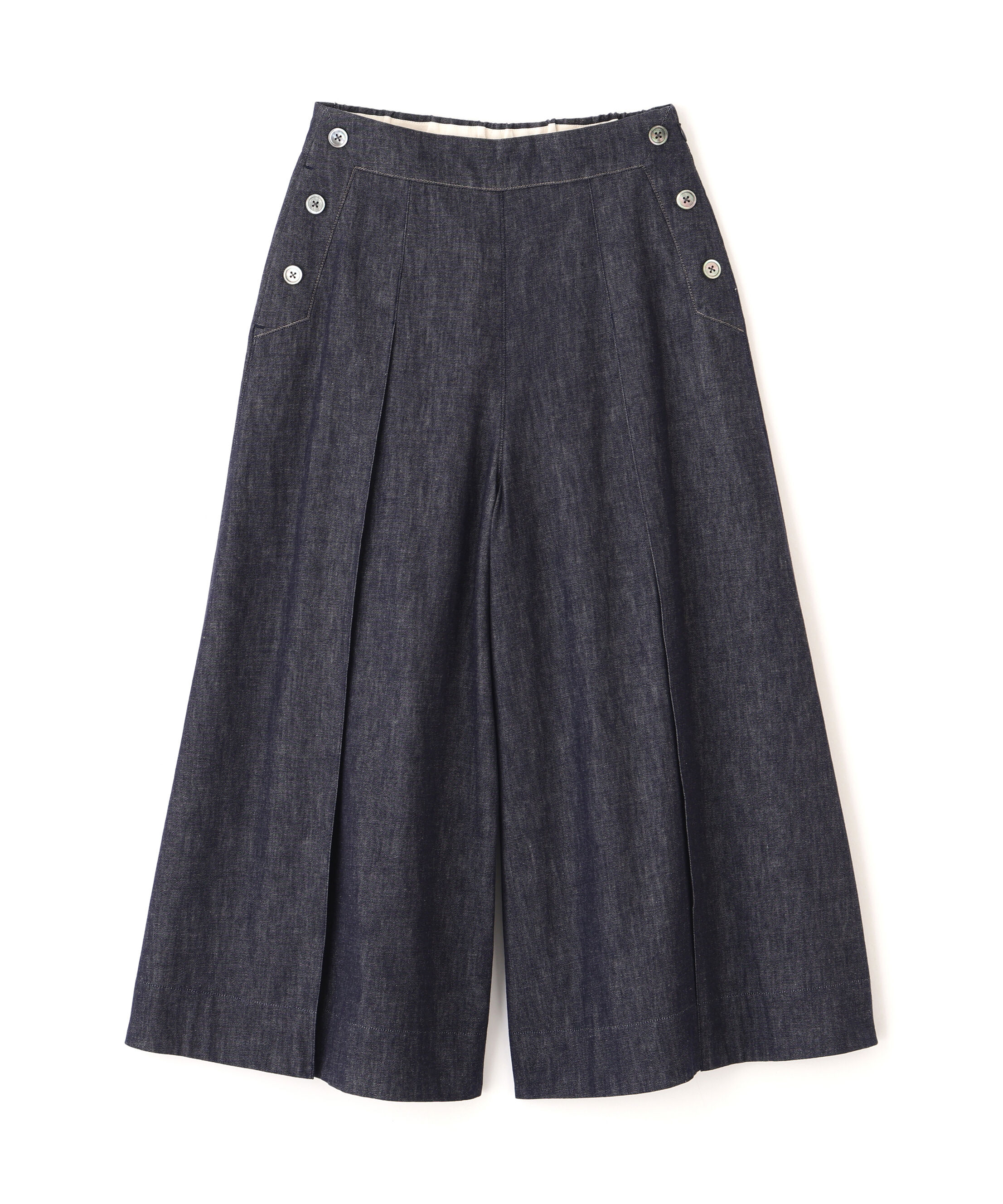  「◆《マルチサイズ/ウォッシャブル》ライトオンスデニムタックスカーチョ」|スカート|