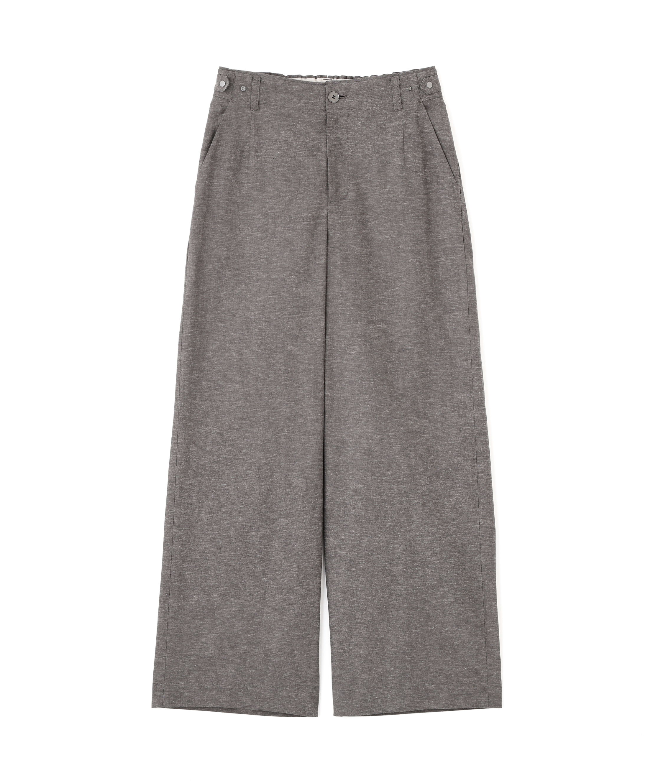  「◆綿麻シャンブレーセミワイドパンツ」|その他|