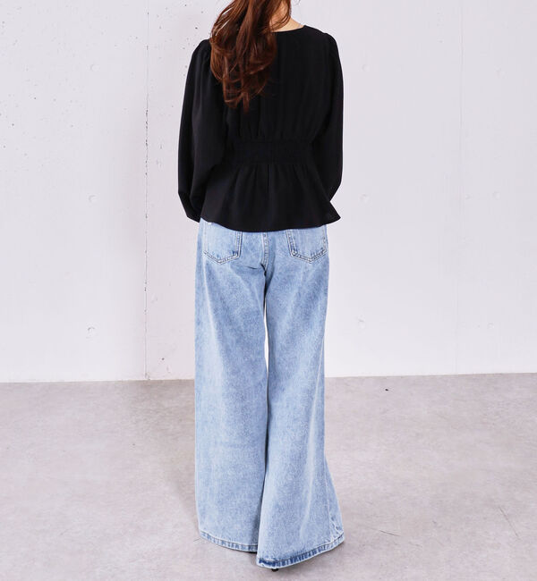 archives「【ＯＮかわ】ボタンタックペプラムＢＬ」|シャツ・ブラウス|