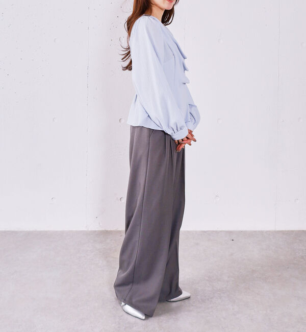 archives「【ＯＮかわ】ボタンタックペプラムＢＬ」|シャツ・ブラウス|