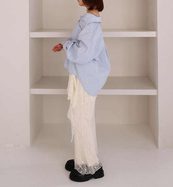 archives「２ｗａｙストライプシャツ」|シャツ・ブラウス|