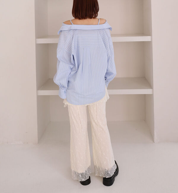 archives「２ｗａｙストライプシャツ」|シャツ・ブラウス|