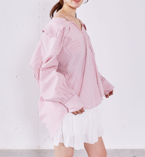 archives「２ｗａｙストライプシャツ」|シャツ・ブラウス|