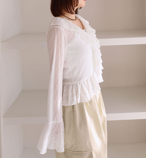 archives「カットレースラッフルフリルＴＯＰＳ」|Tシャツ・カットソー|