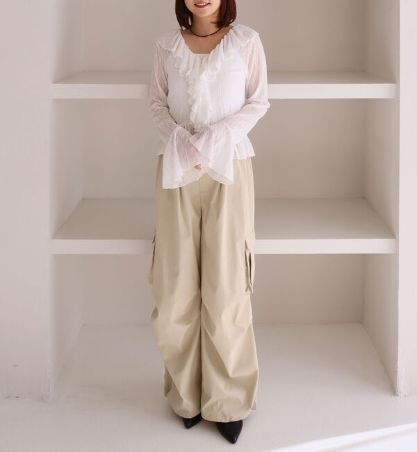 archives「カットレースラッフルフリルＴＯＰＳ」|Tシャツ・カットソー|