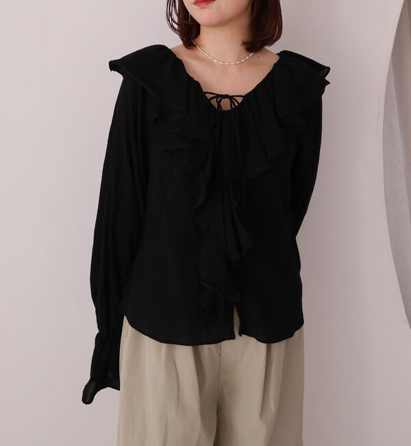 archives「ラッフルフリルブラウス」|シャツ・ブラウス|