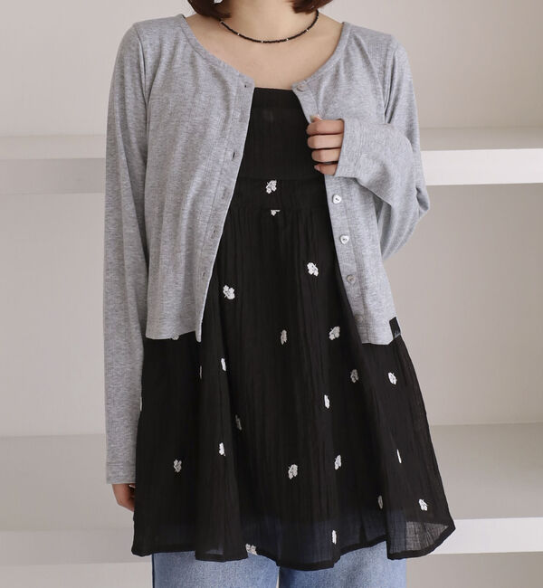 archives「ハートボタンハリヌキカットカーディガン」|Tシャツ・カットソー|