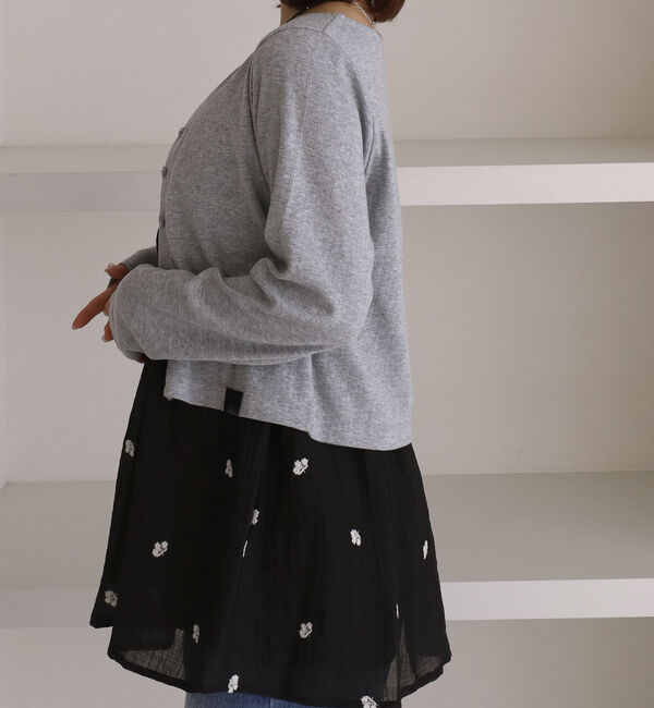 archives「ハートボタンハリヌキカットカーディガン」|Tシャツ・カットソー|