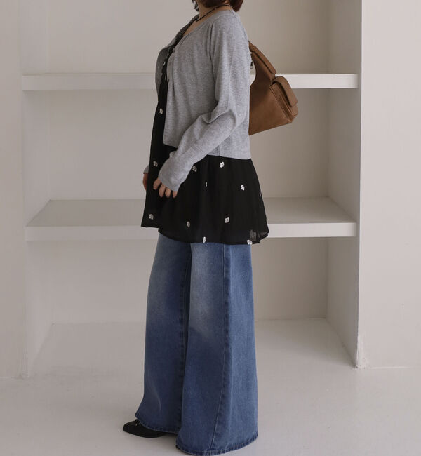 archives「ハートボタンハリヌキカットカーディガン」|Tシャツ・カットソー|