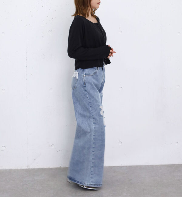 archives「ハートボタンハリヌキカットカーディガン」|Tシャツ・カットソー|