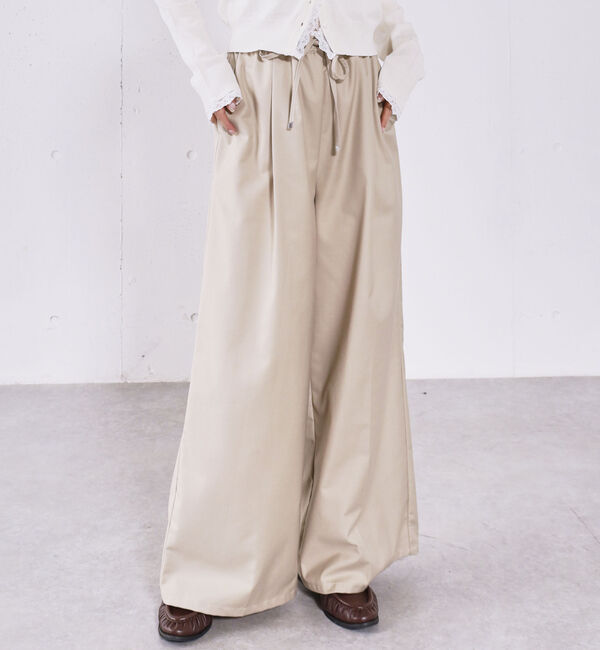 archives「レイヤードイージースラックス」|チノ|BEIGE