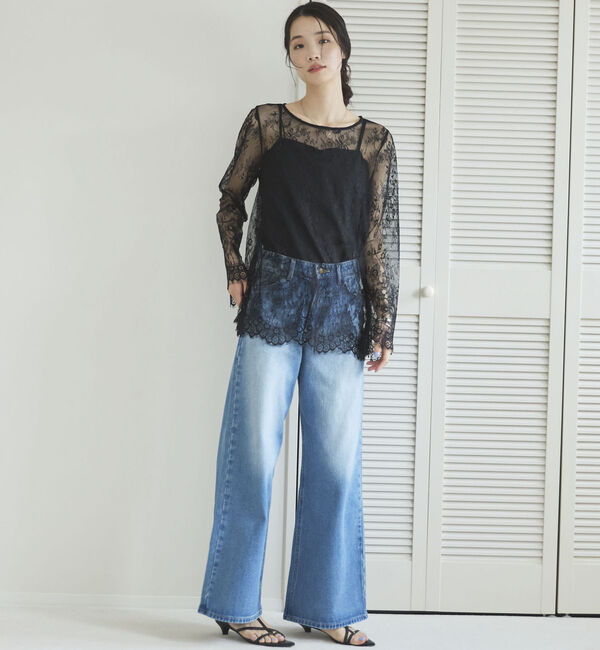 Doux archives「スカラップレーストップス」|シャツ・ブラウス|