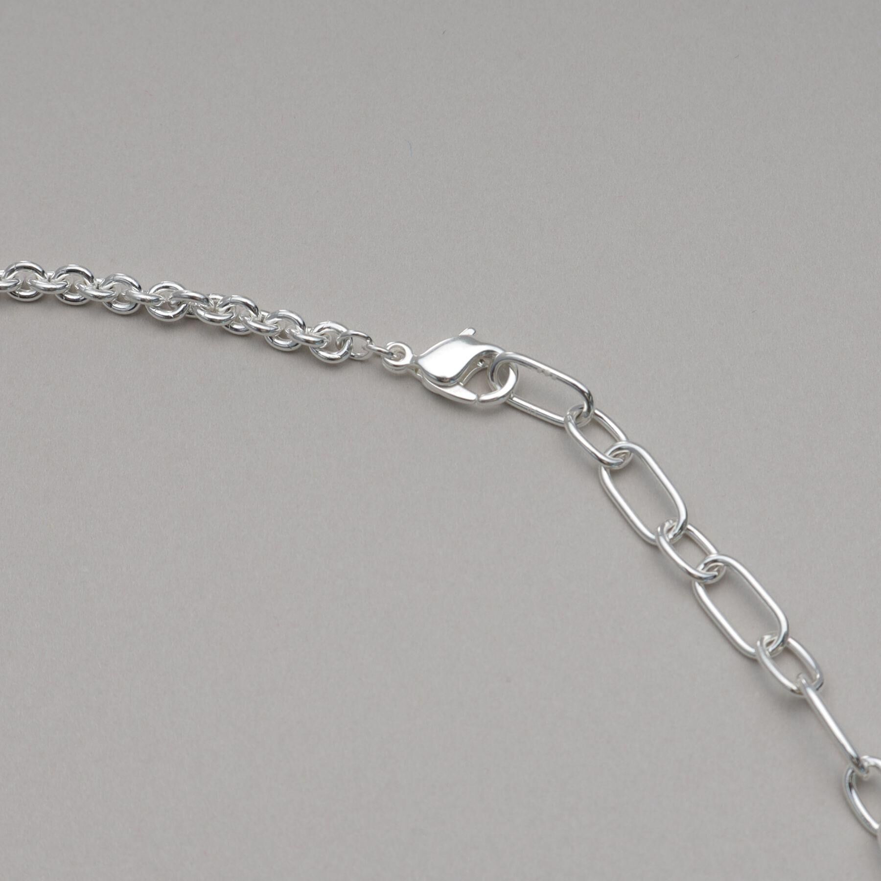 COCOSHNIK ONKITSCH「シルバー ミックスネックレス ケーブルチェーン２ＷＡＹネックレス」|ネックレス|