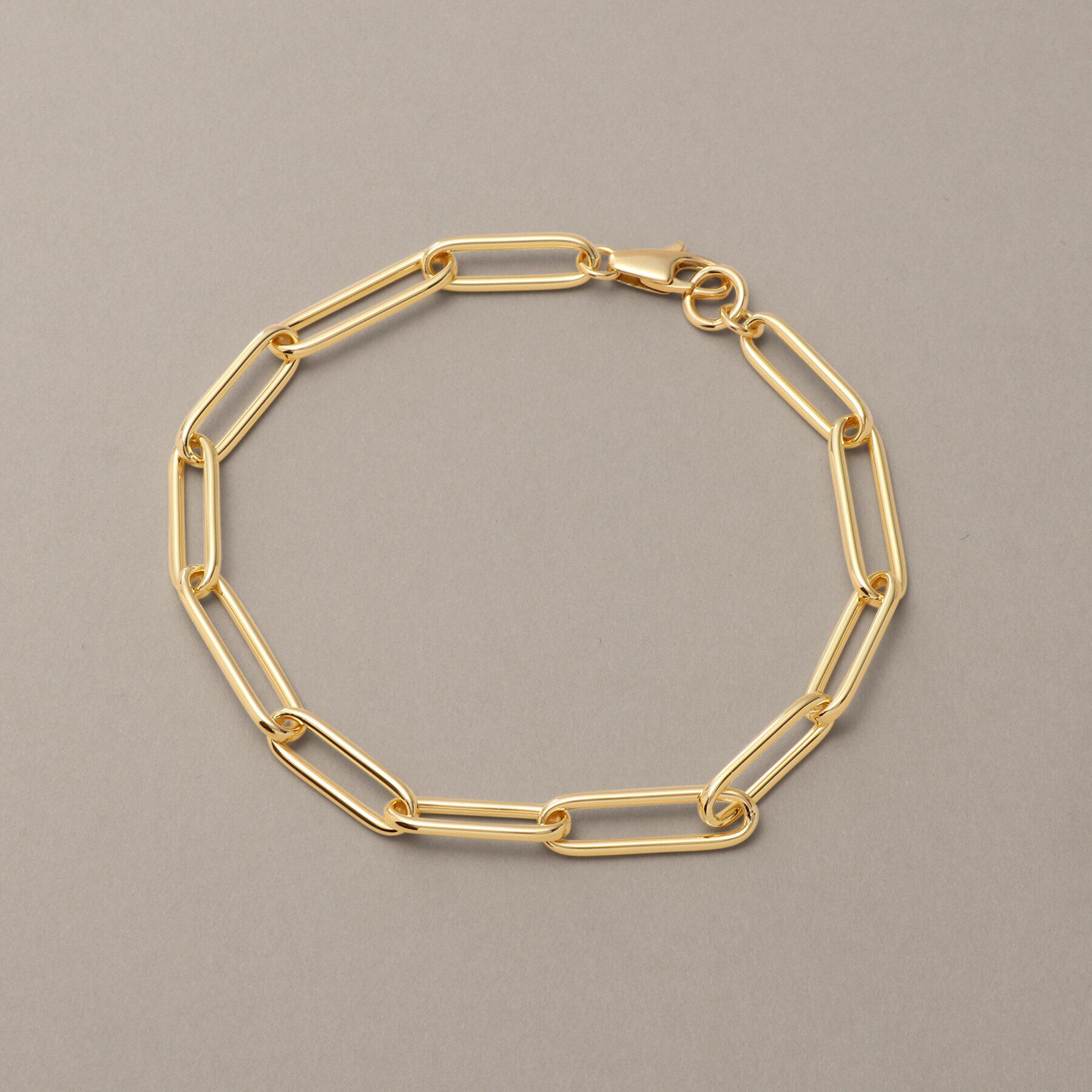 COCOSHNIK「K18中空PCチェーン ブレスレット」|ブレスレット・バングル|