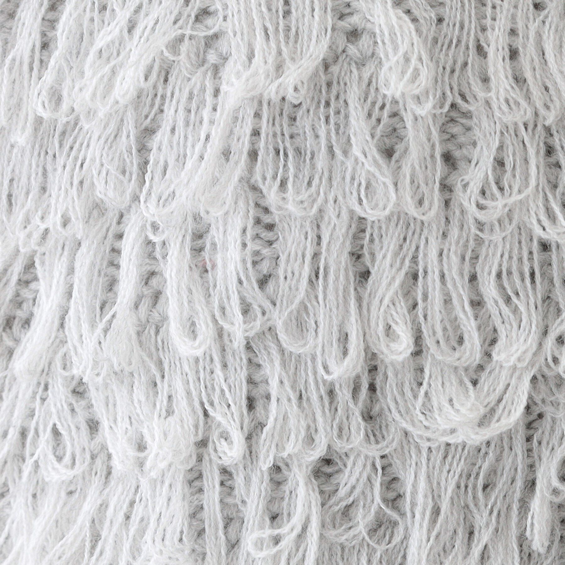 SHOO･LA･RUE「ループヤーンがアクセント ニットZIPベスト」|ベスト・ジレ|