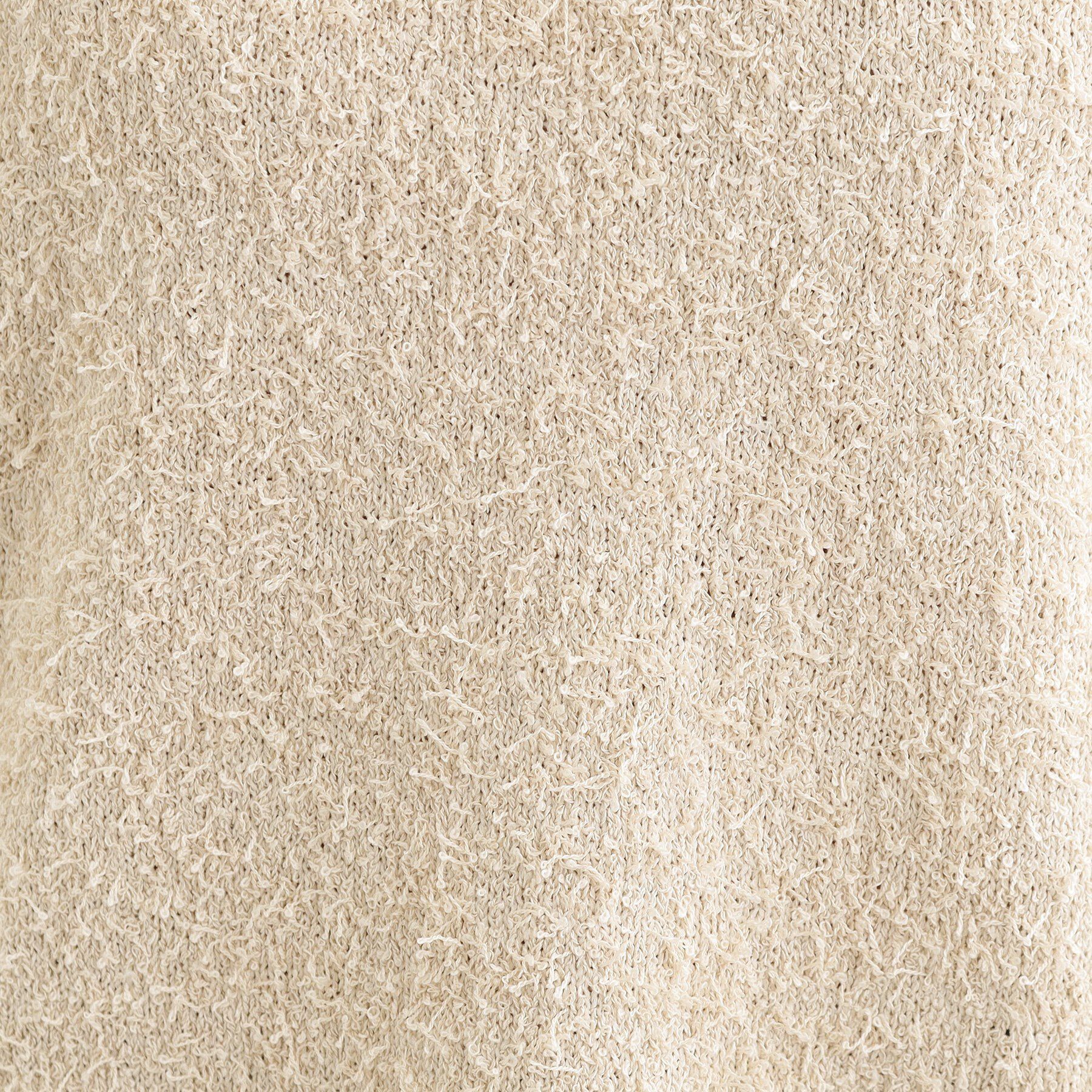 SHOO･LA･RUE「【S-LL】大人ヘルシー やわらかカールヤーン ポロニット」|ニット・セーター|