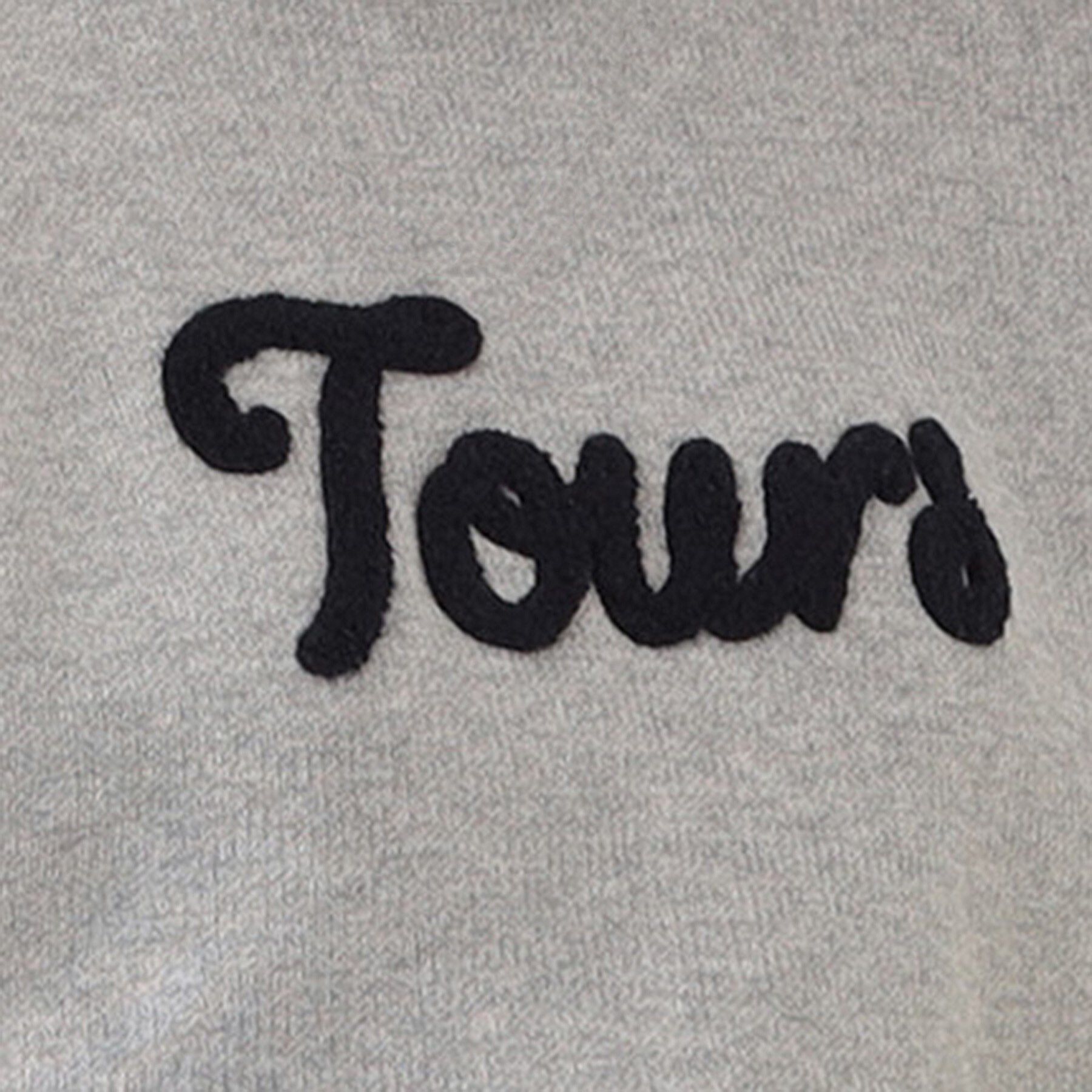 SHOO･LA･RUE「【洗える/S-LL/ちくちくしにくい】大人のための ロゴ入りスウェットライクニット」|ニット・セーター|