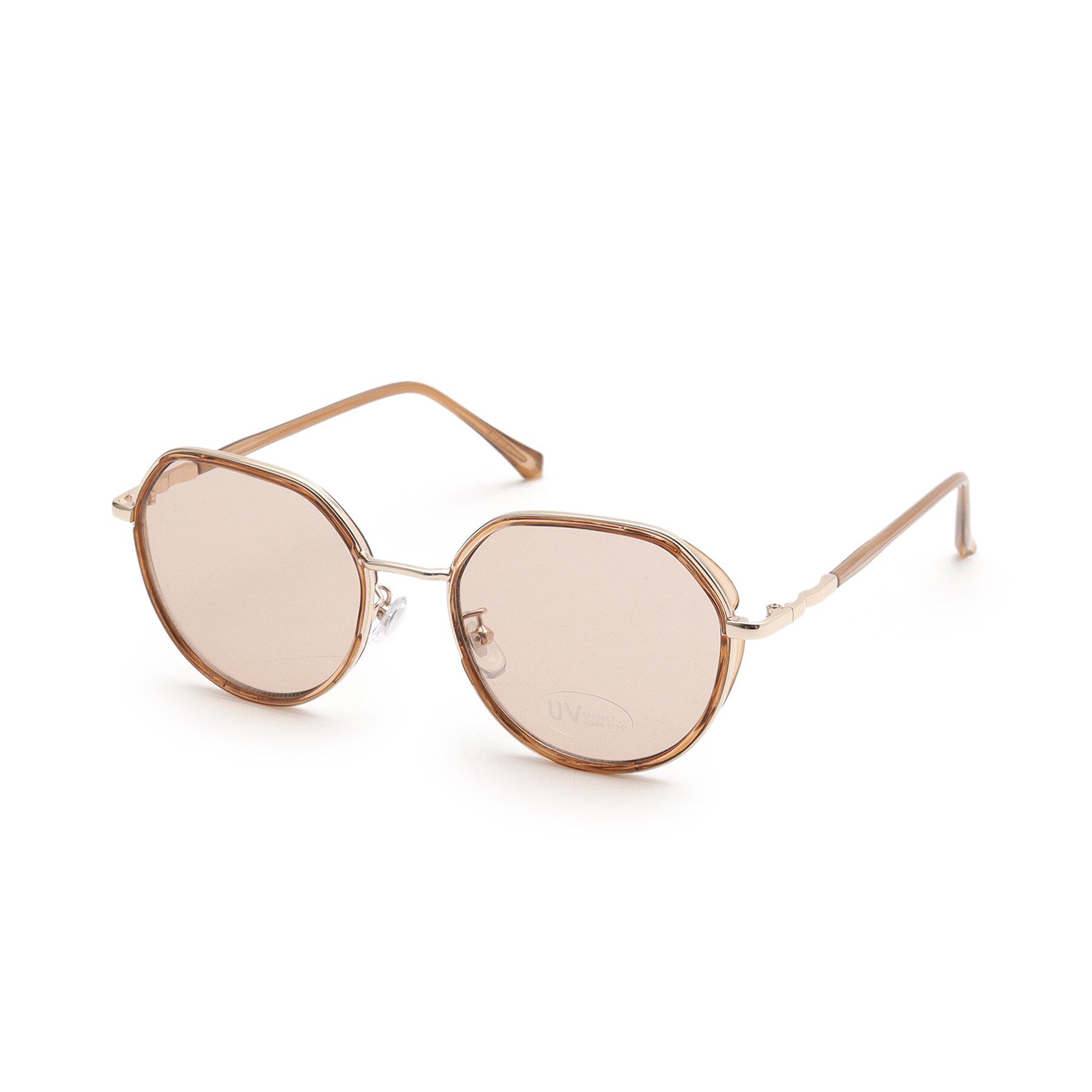 SHOO･LA･RUE「ライトカラークラウンパントサングラス」|メガネ|モカブラウン(042