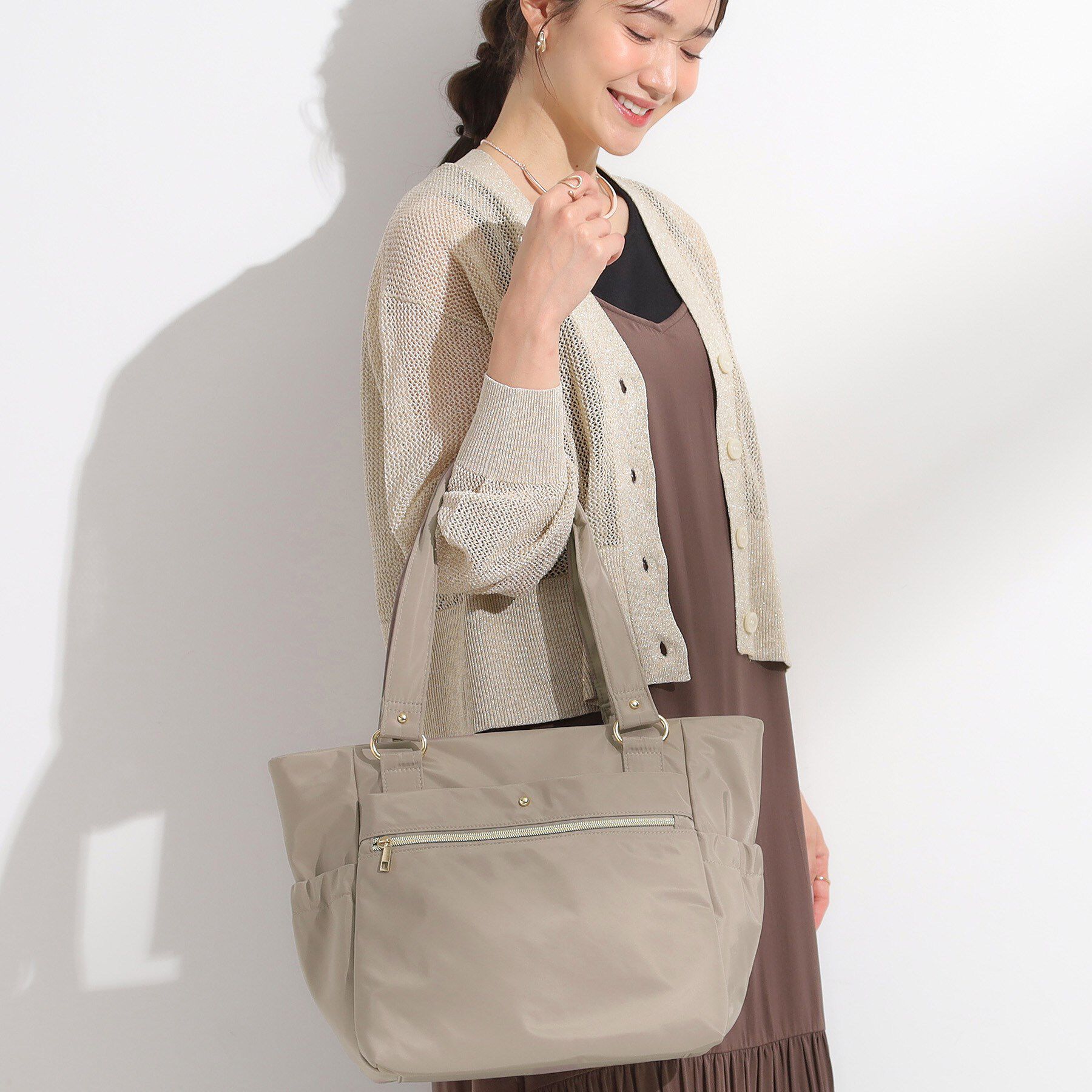 SHOO･LA･RUE「【撥水】整理整頓できちゃうトートバッグ」|トートバッグ|