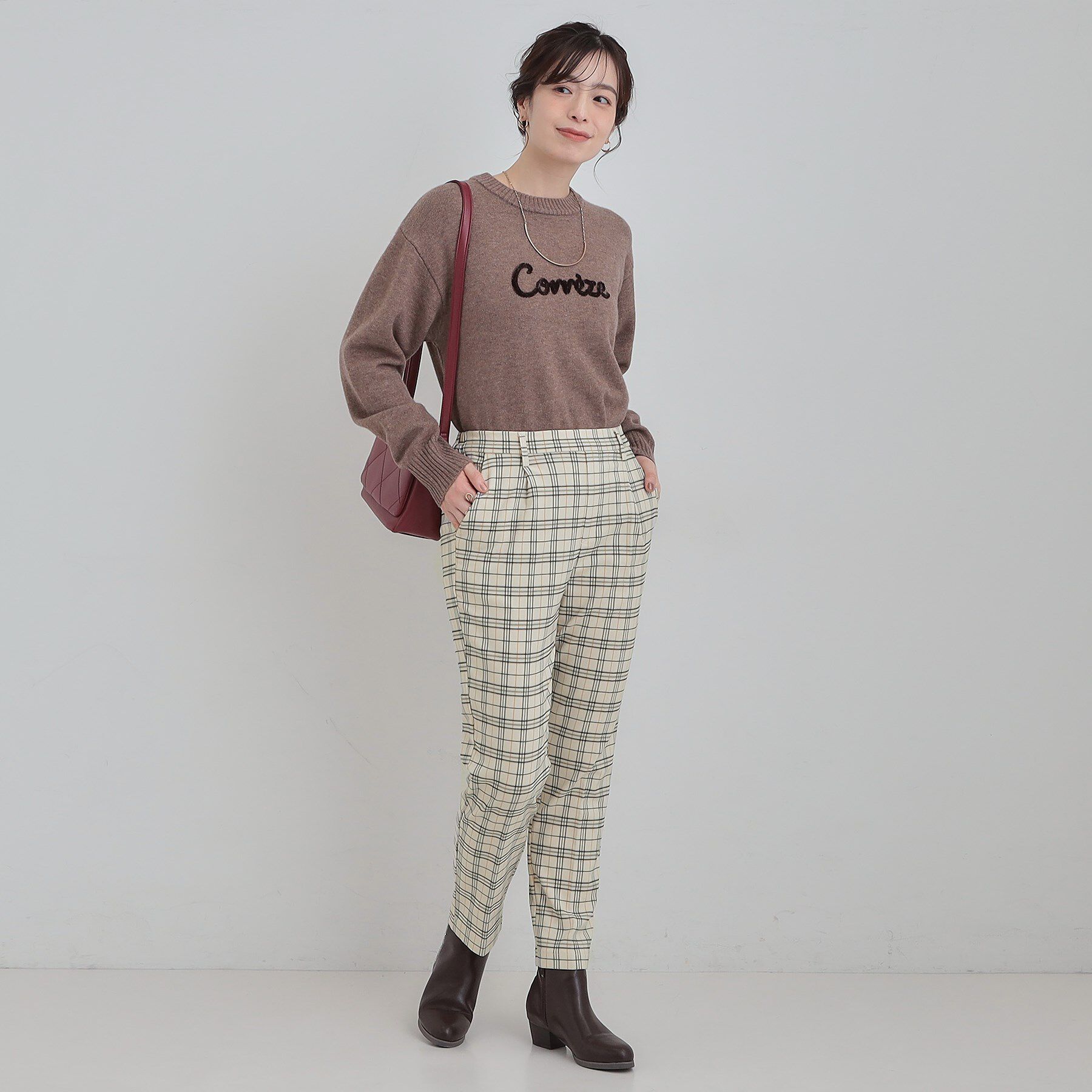 SHOO･LA･RUE「【洗濯機可/S-LL】すっきり上品に テーパードパンツ」|その他|