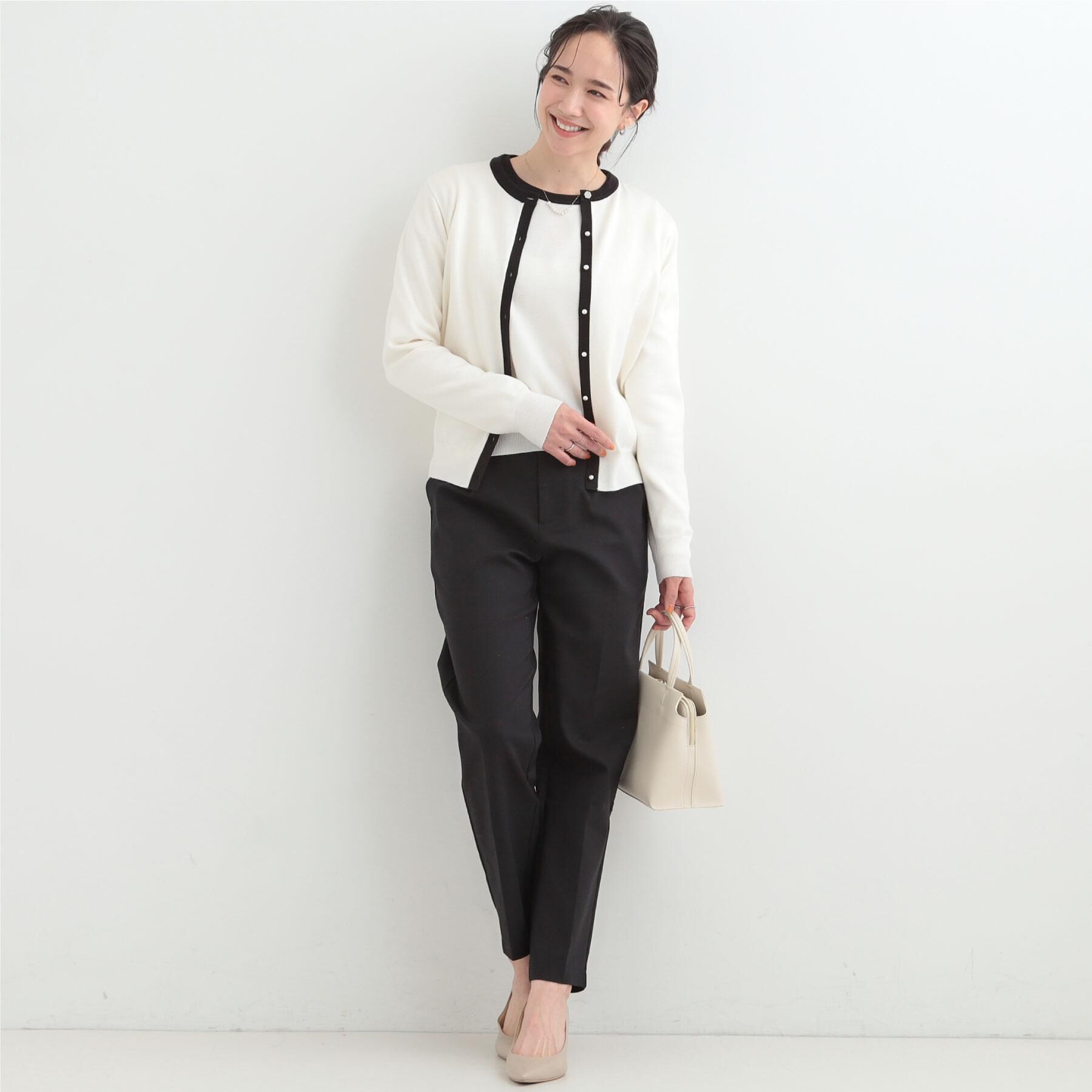 SHOO･LA･RUE「【洗濯機可/S-LL/アンサンブル可】結局、シンプル クルーネックニット」|ニット・セーター|