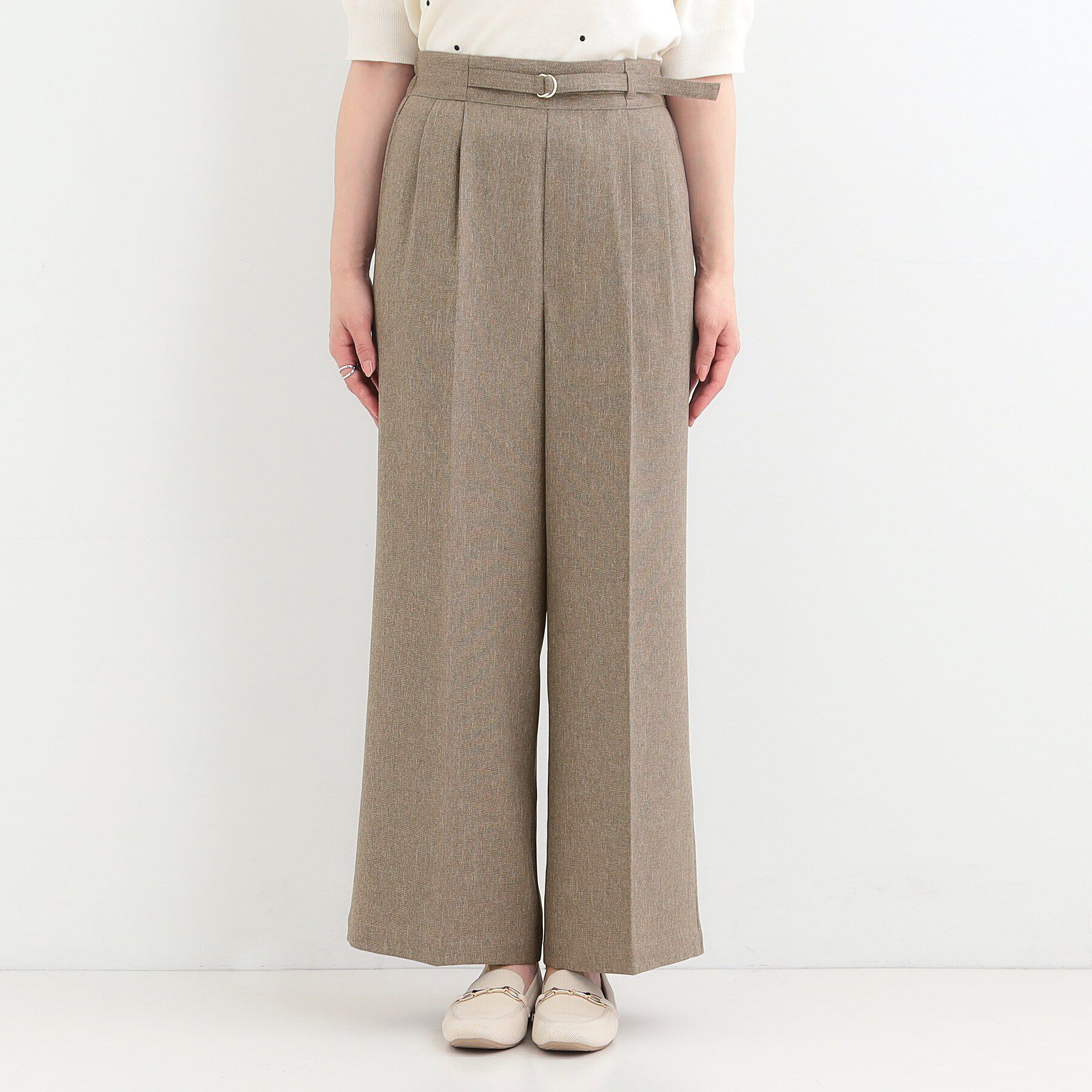 SHOO･LA･RUE「【2点セット/S-LL】着回し力も抜群　着るだけで決まる大人上品セットアップ」|スーツ|