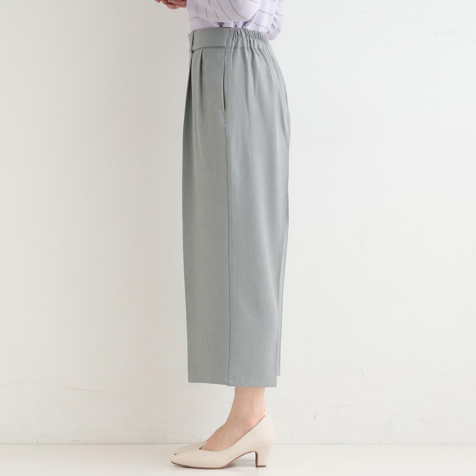 SHOO･LA･RUE「【着丈選べる/S-LL/洗濯機可】楽ちん&times;きれいみえ　ストレッチワイドパンツ」|その他|