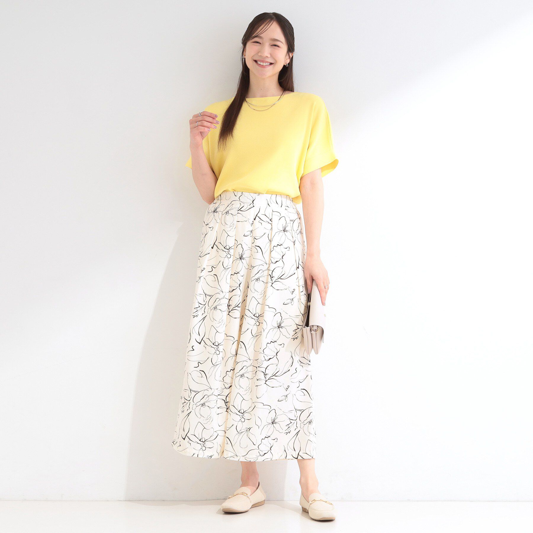 SHOO･LA･RUE「【S-LL/柄が選べる】大人上品な花柄でコーデが彩る アソートプリントスカーチョ」|その他|