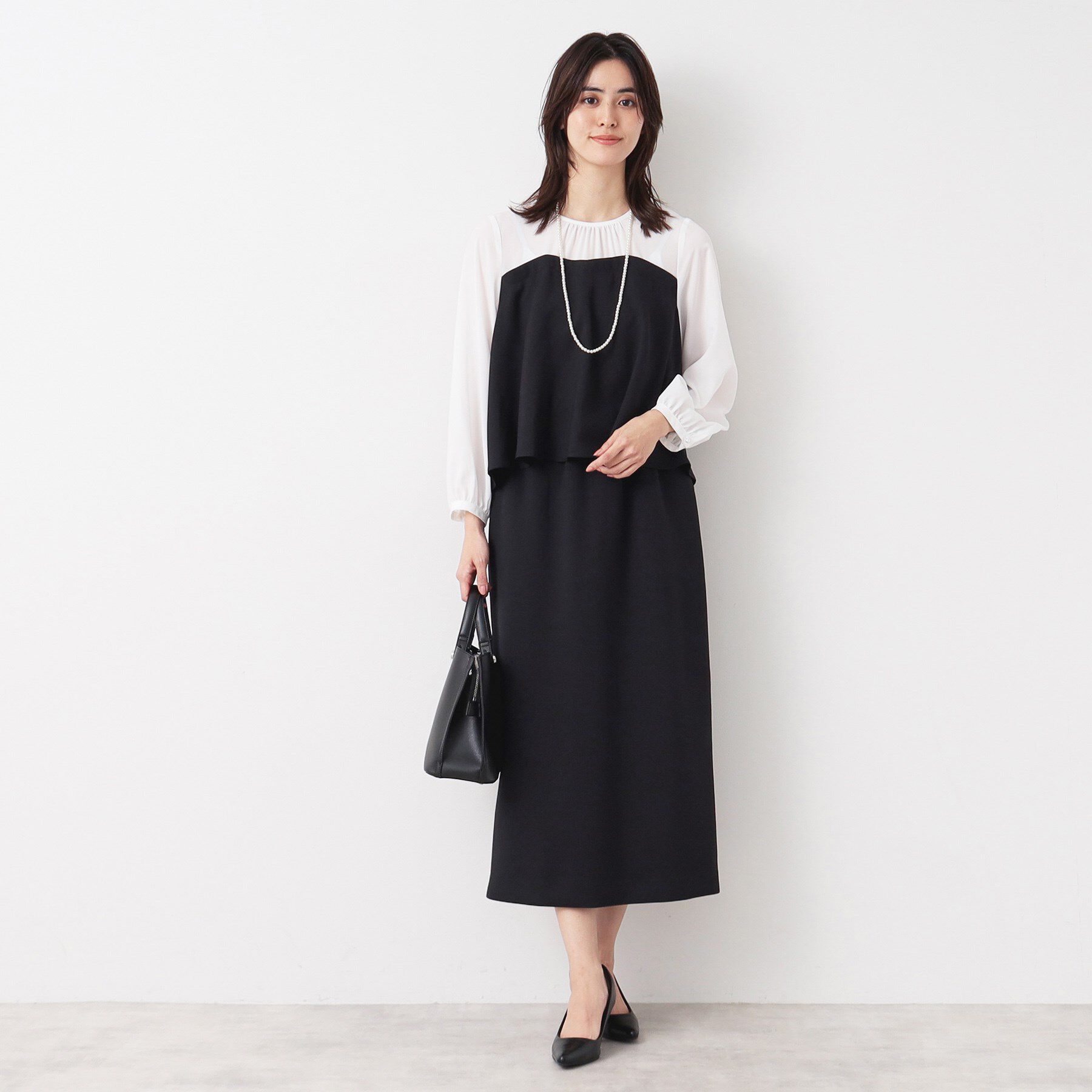 Dessin「【入卒/セレモニー/洗える】セットアップ風ワンピース」|ワンピース|