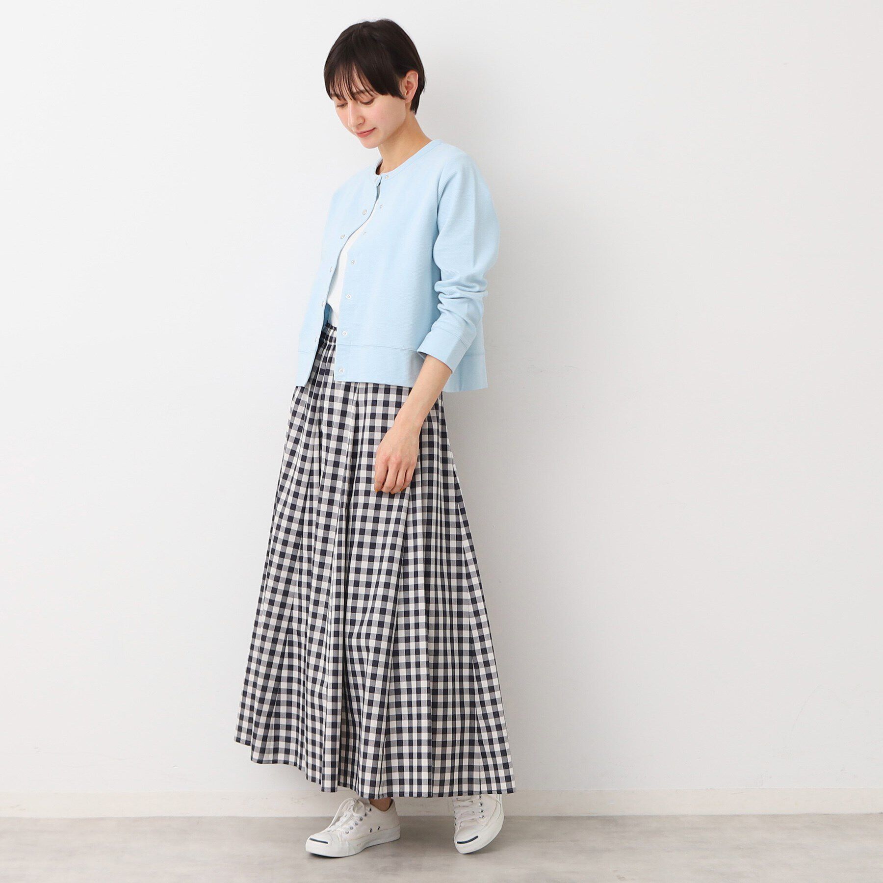 Dessin「【洗える】メタルボタンクルーネックカーディガン（S～L）」|カーディガン|