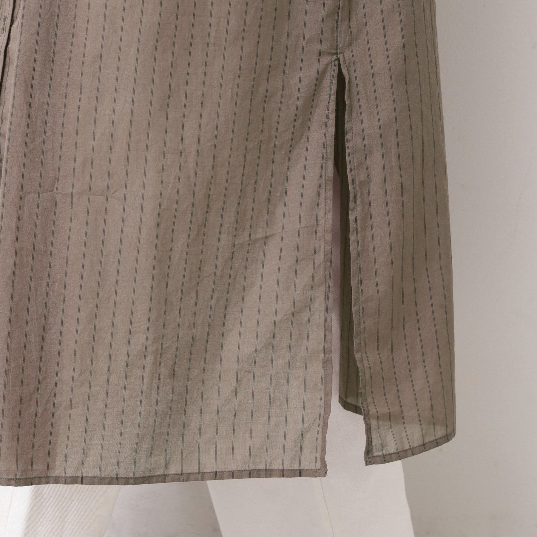 Dessin「【洗える】シアーシャツワンピース」|ワンピース|