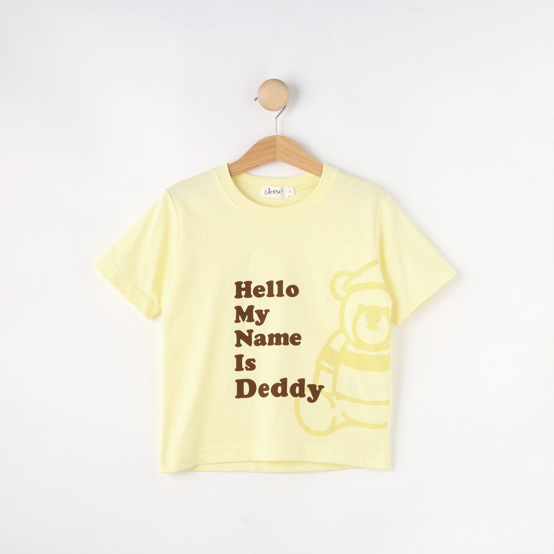 Dessin「【洗える】Deddyロゴ入り オーガニックコットンTシャツ」|Tシャツ・カットソー|