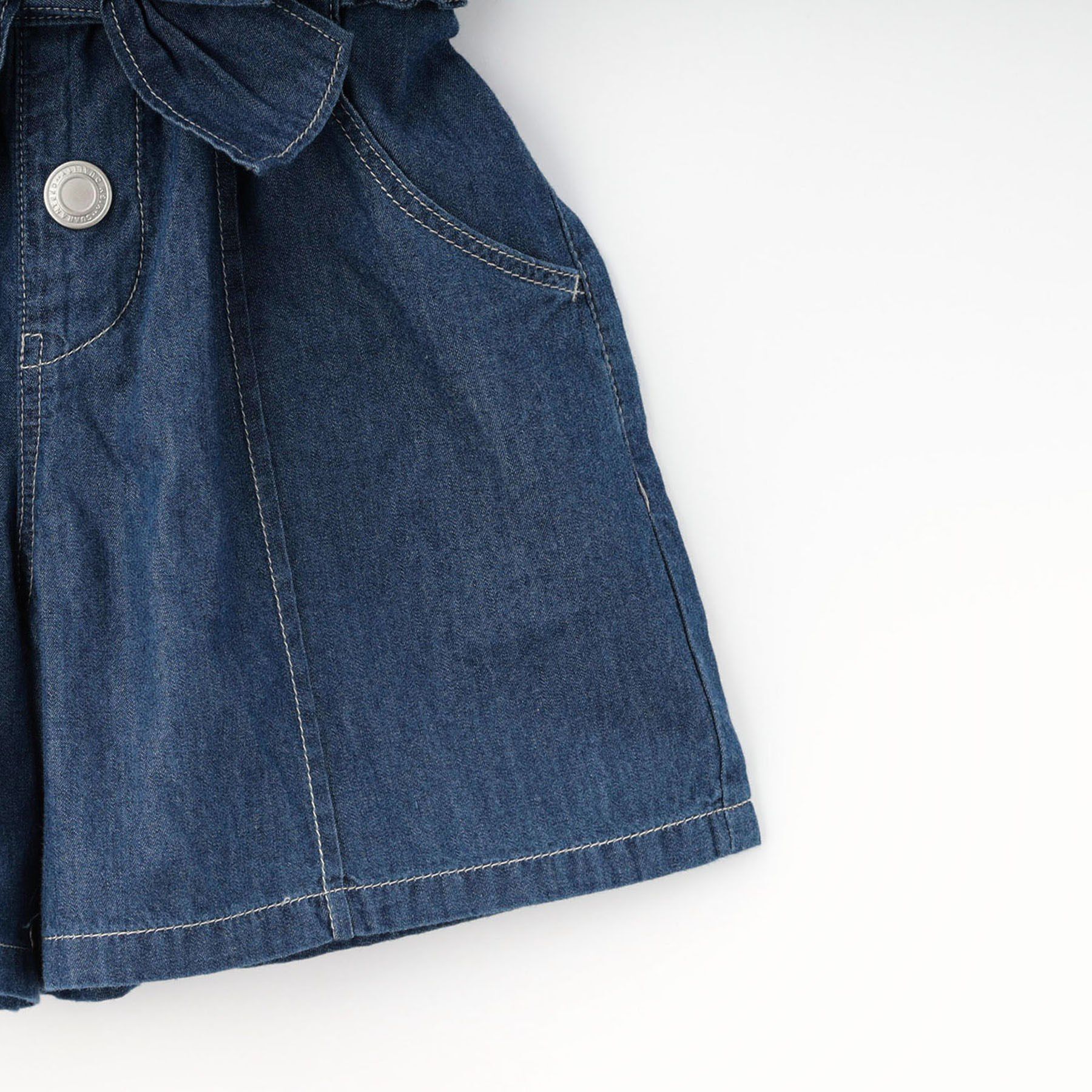 Dessin「【洗える】ライトデニムキュロット」|キュロット|