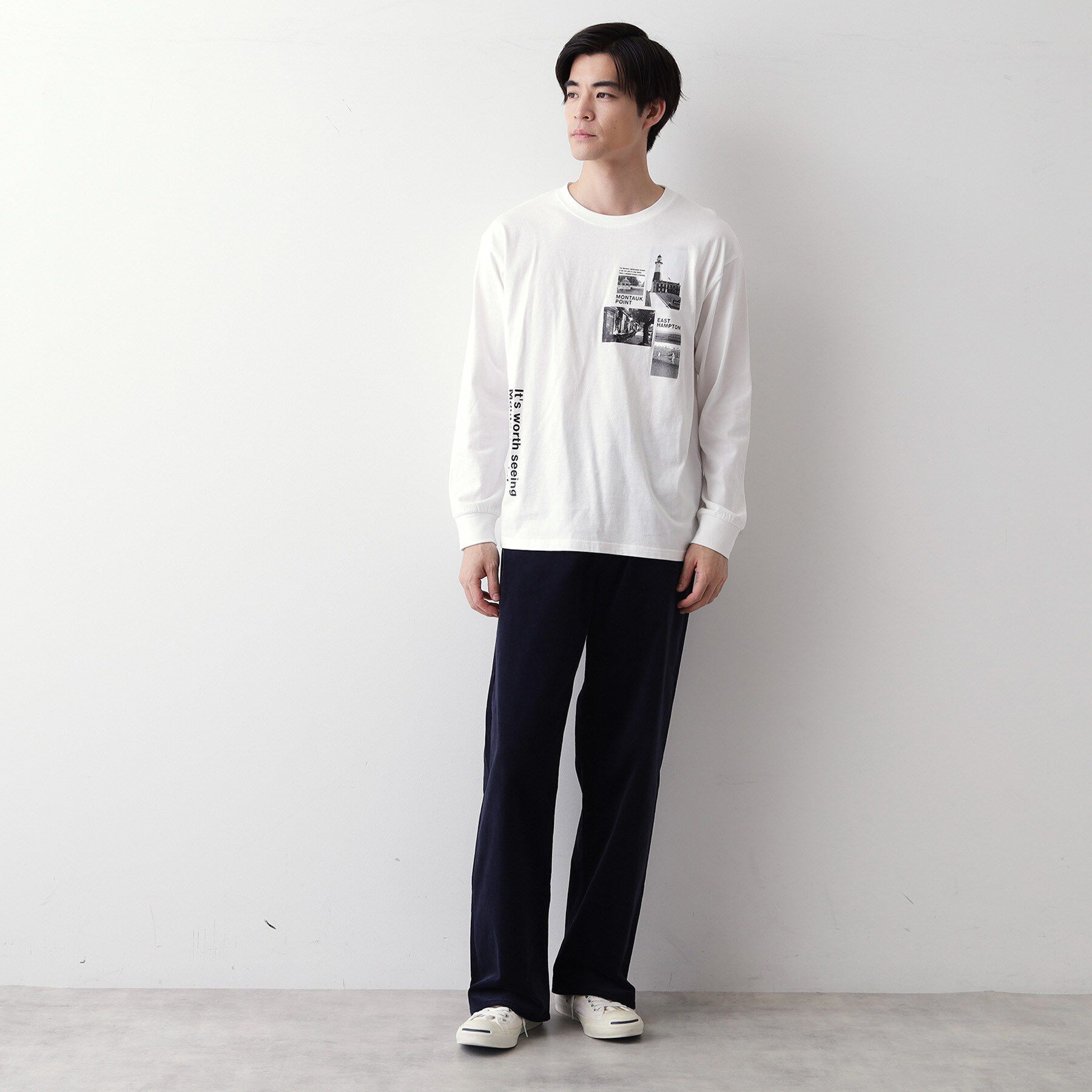 Dessin「【洗える】オーガニック天竺フォトロンT」|Tシャツ・カットソー|