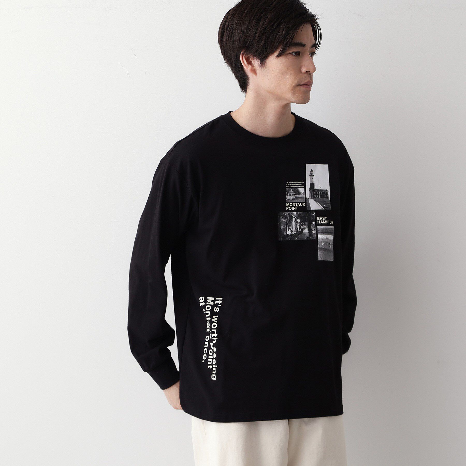 Dessin「【洗える】オーガニック天竺フォトロンT」|Tシャツ・カットソー|