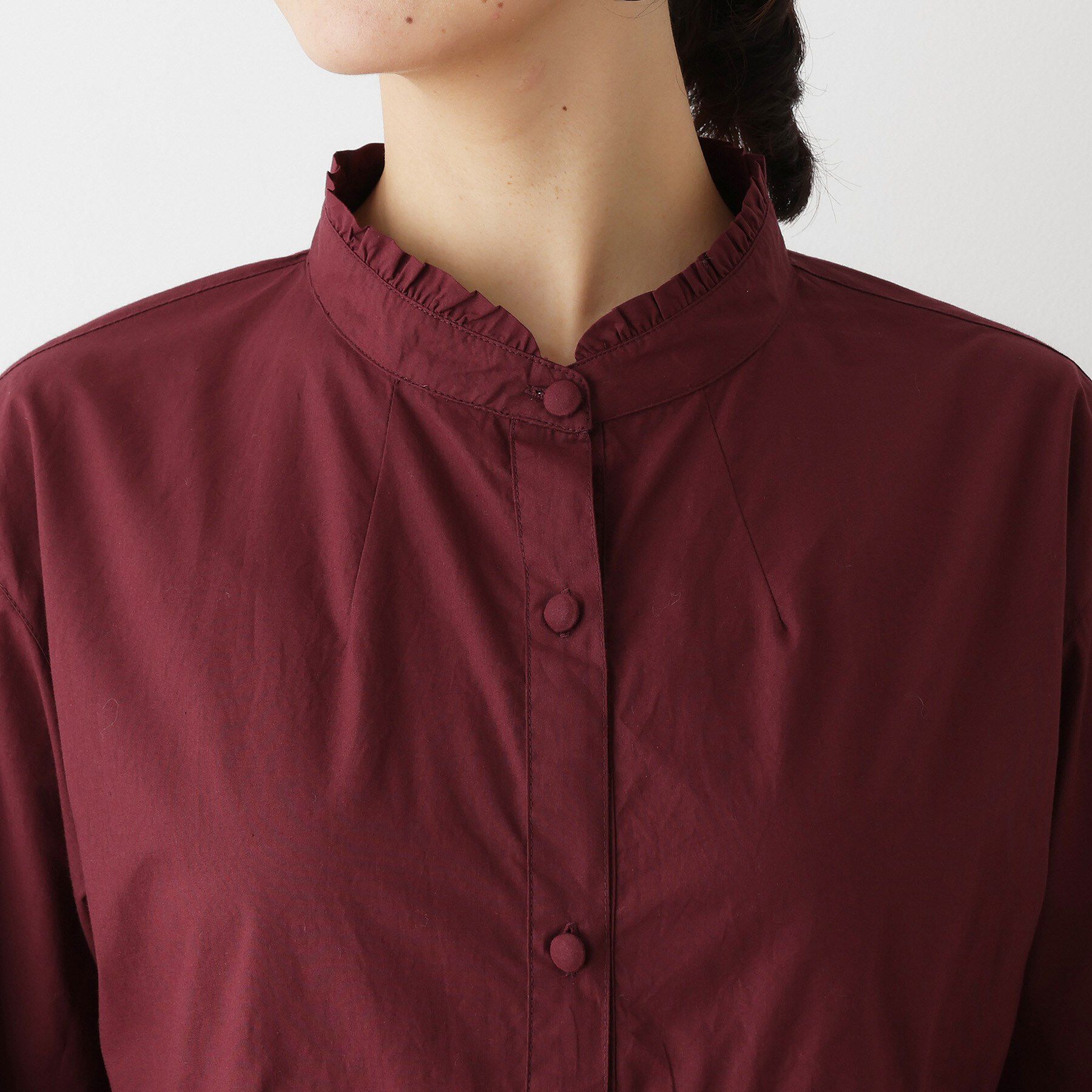 Dessin「【洗える/インド製】ビーズ刺繍ペプラムブラウス」|シャツ・ブラウス|